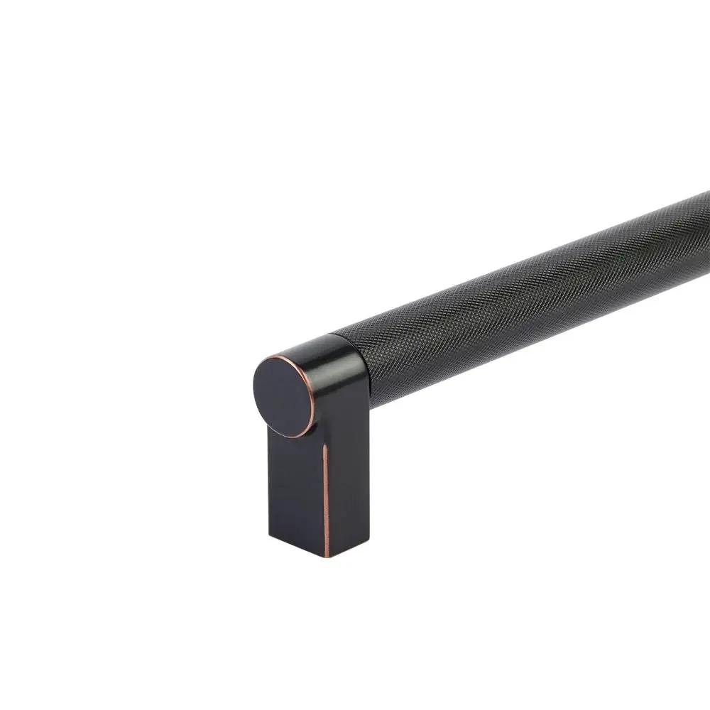 Emtek Select 54" CC Rectangular Stem and Knurled Bar Appliance Pull by Emtek