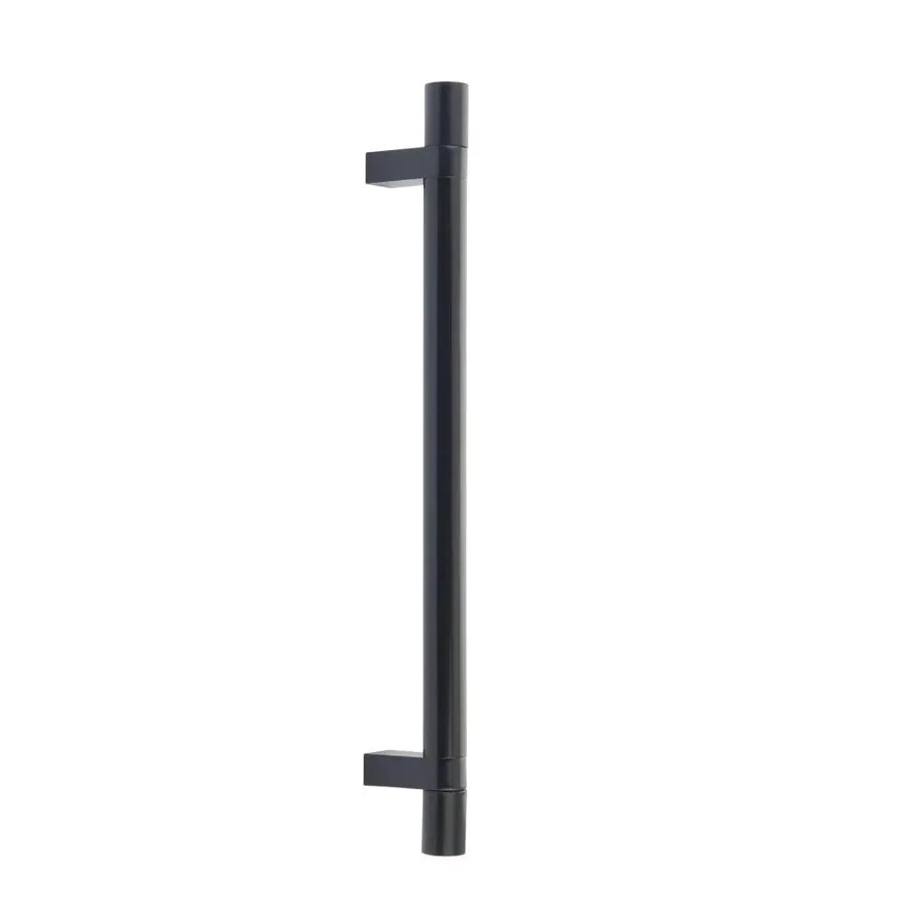 Emtek Select 12" CC Rectangular Bar Stem and Knurled Pull Appliance Pull by Emtek