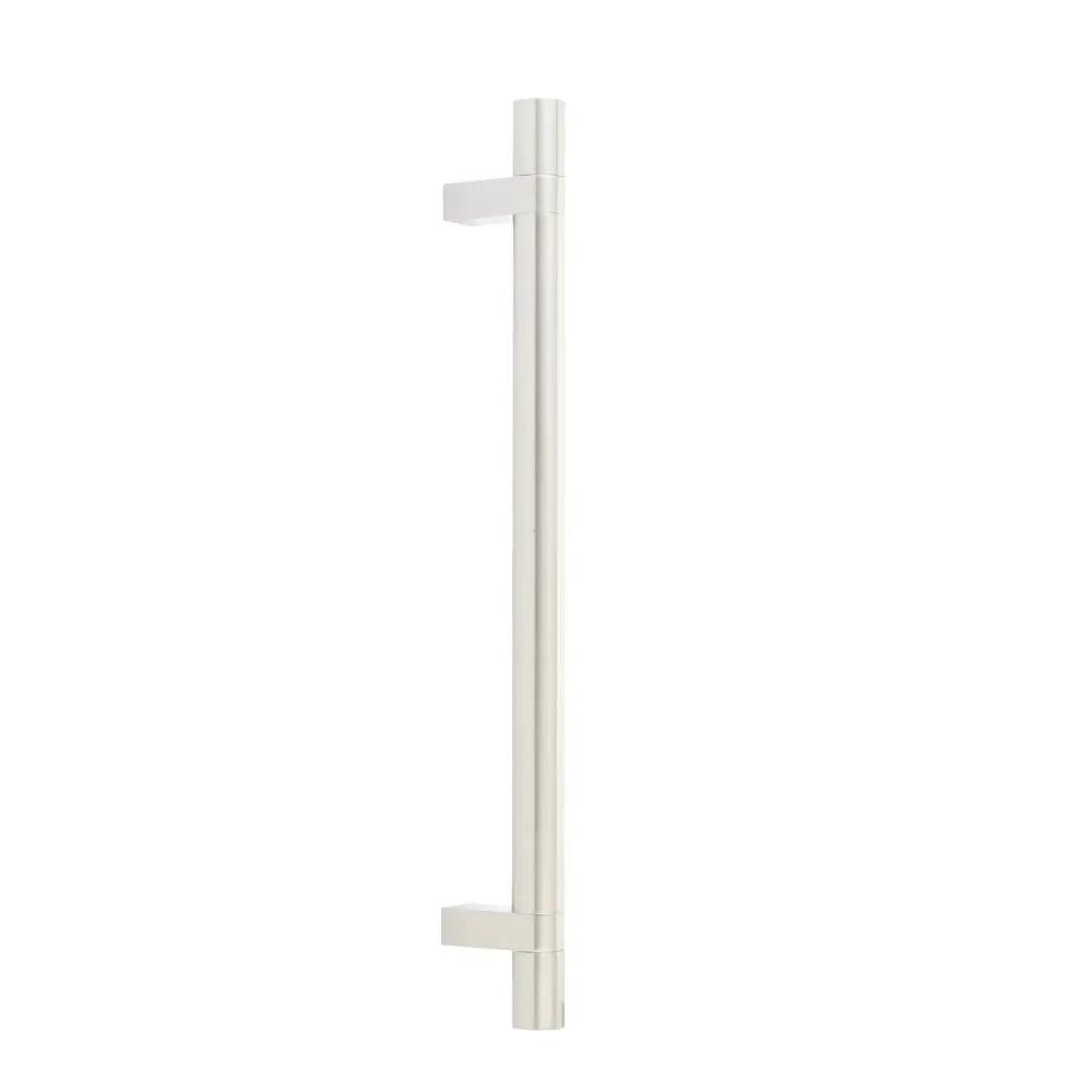 Emtek Select 12" CC Rectangular Bar Stem and Knurled Pull Appliance Pull by Emtek