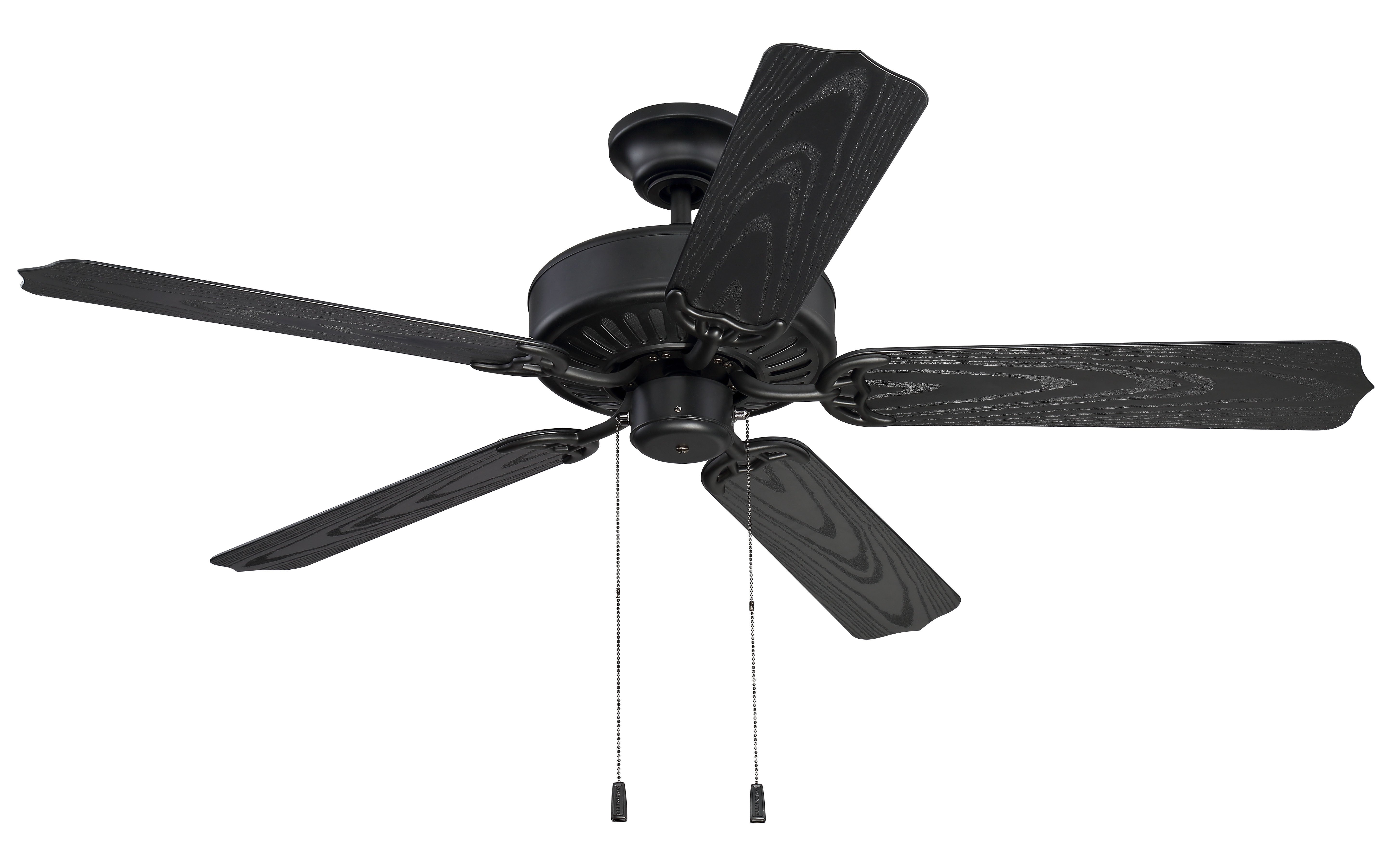 matte black ceiling fans