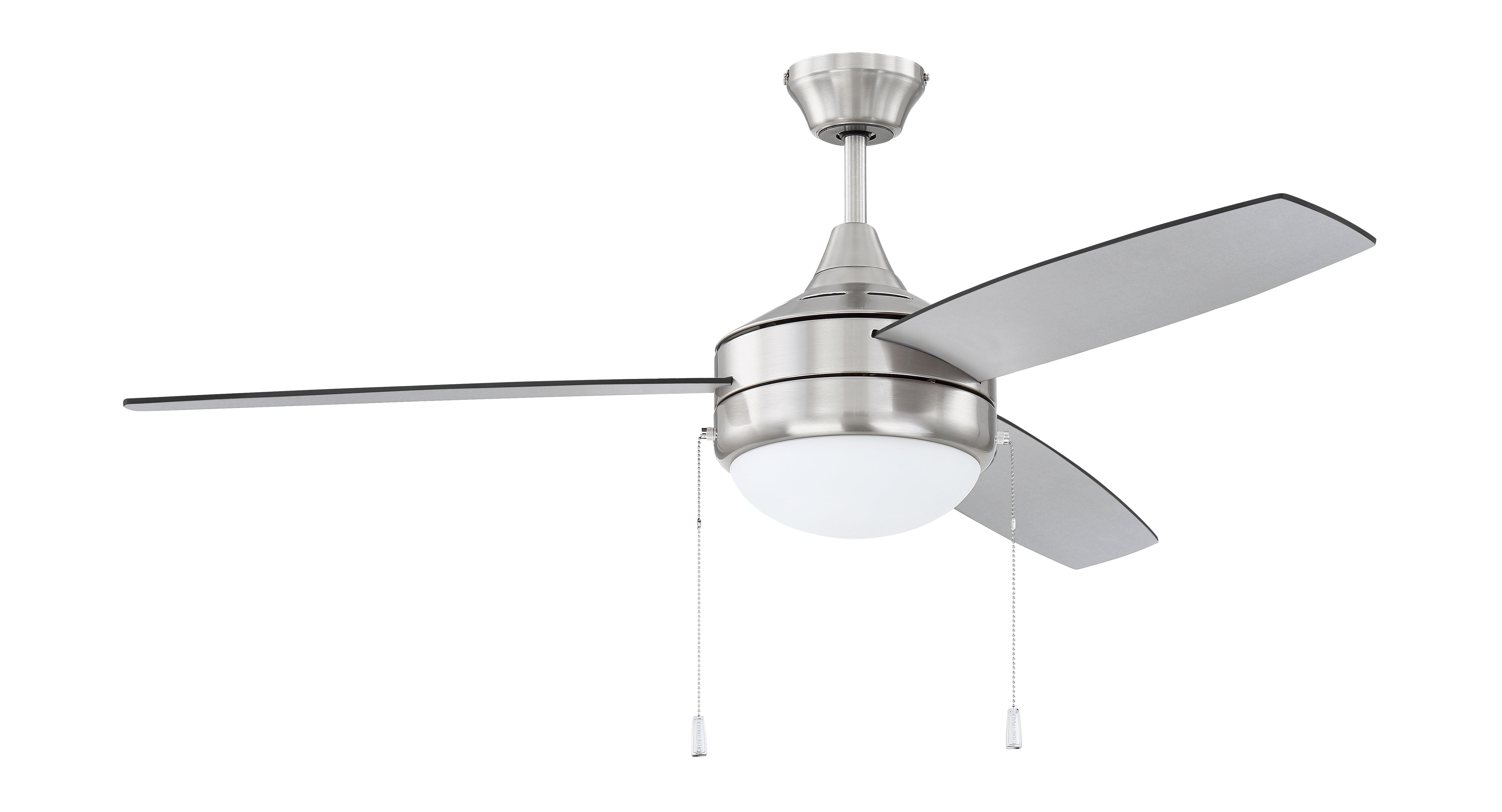 brushed polished nickel ceiling fans