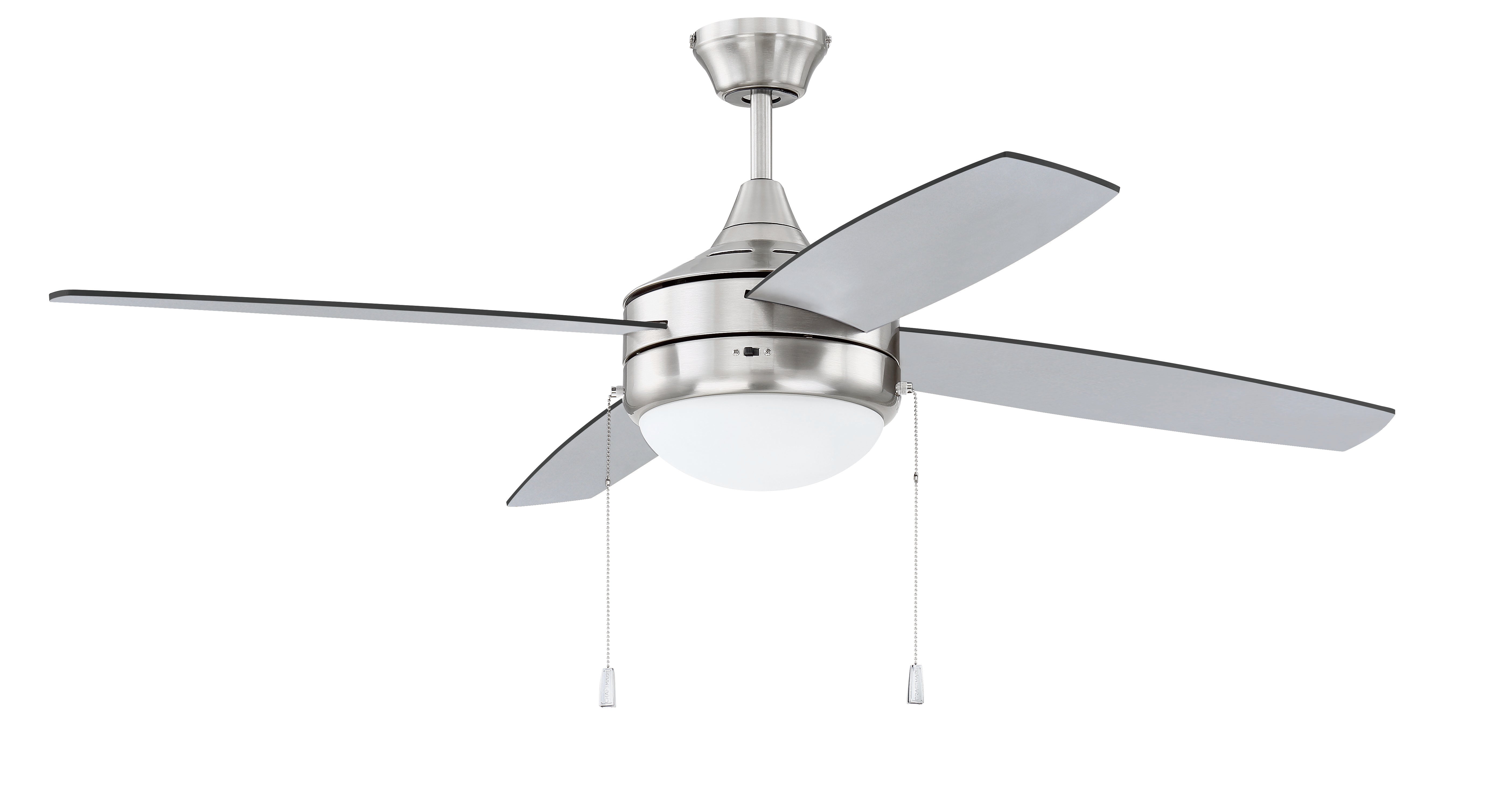 brushed polished nickel ceiling fans