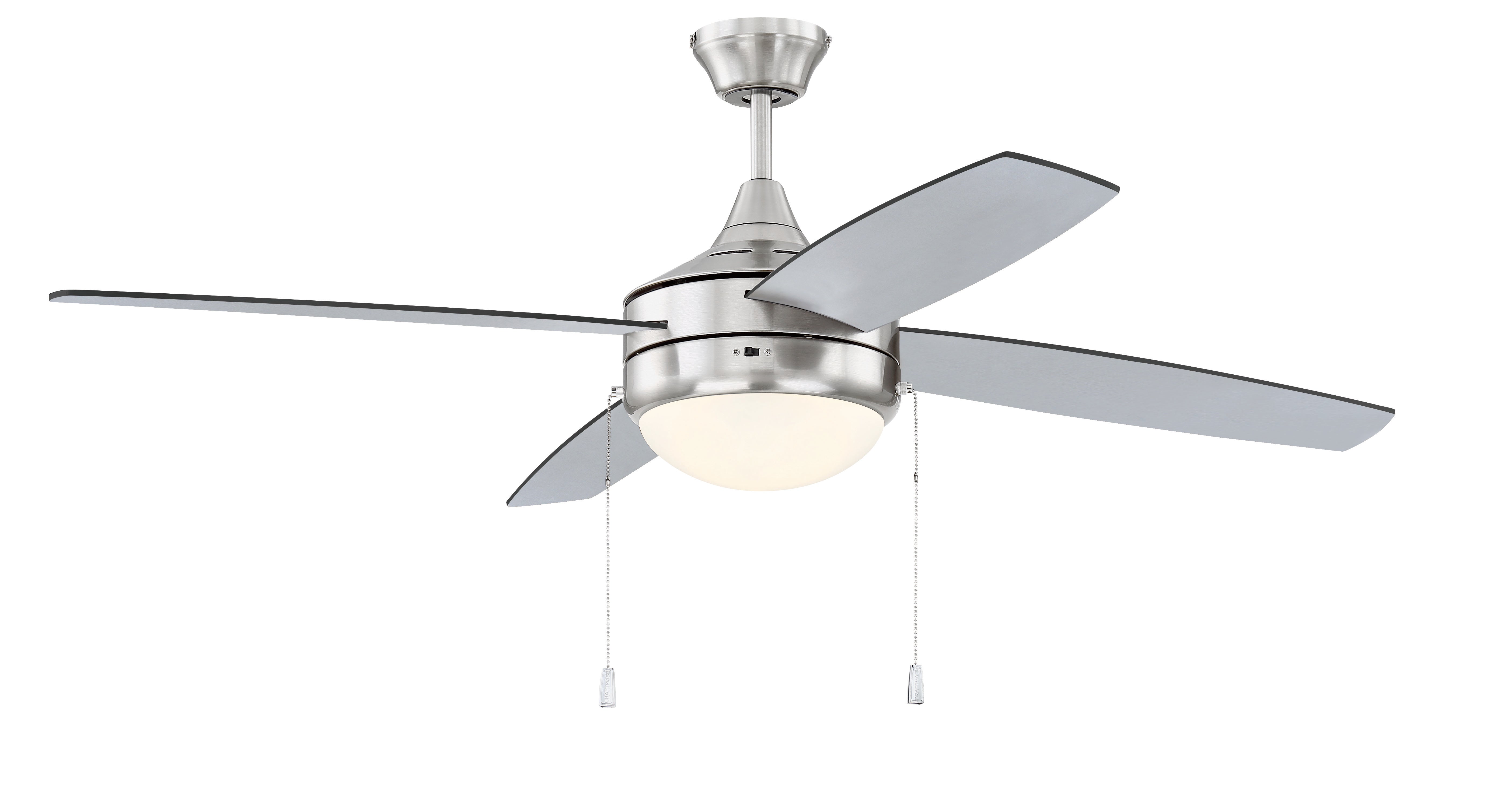 brushed polished nickel ceiling fans