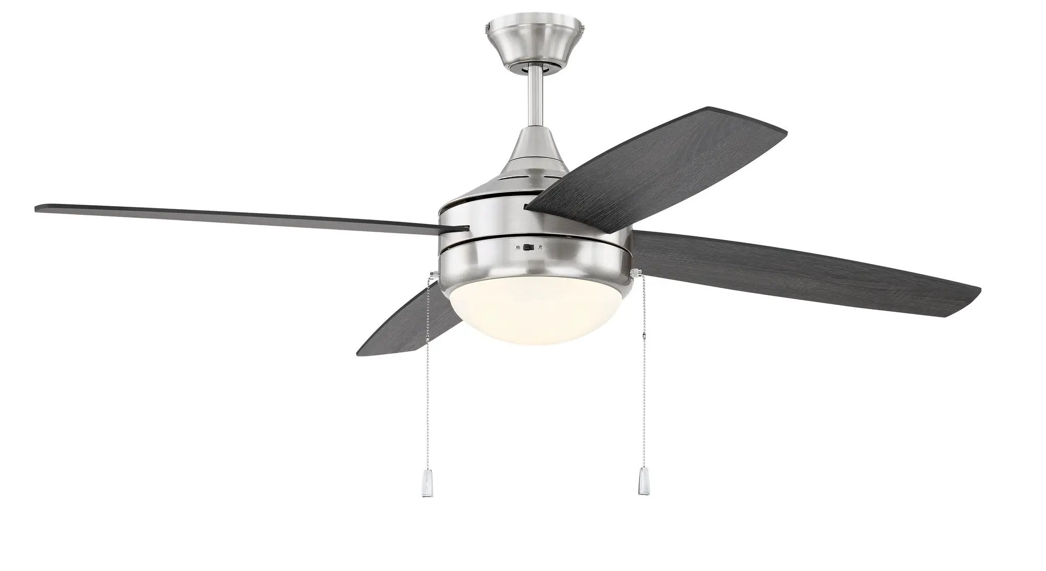 brushed polished nickel ceiling fans