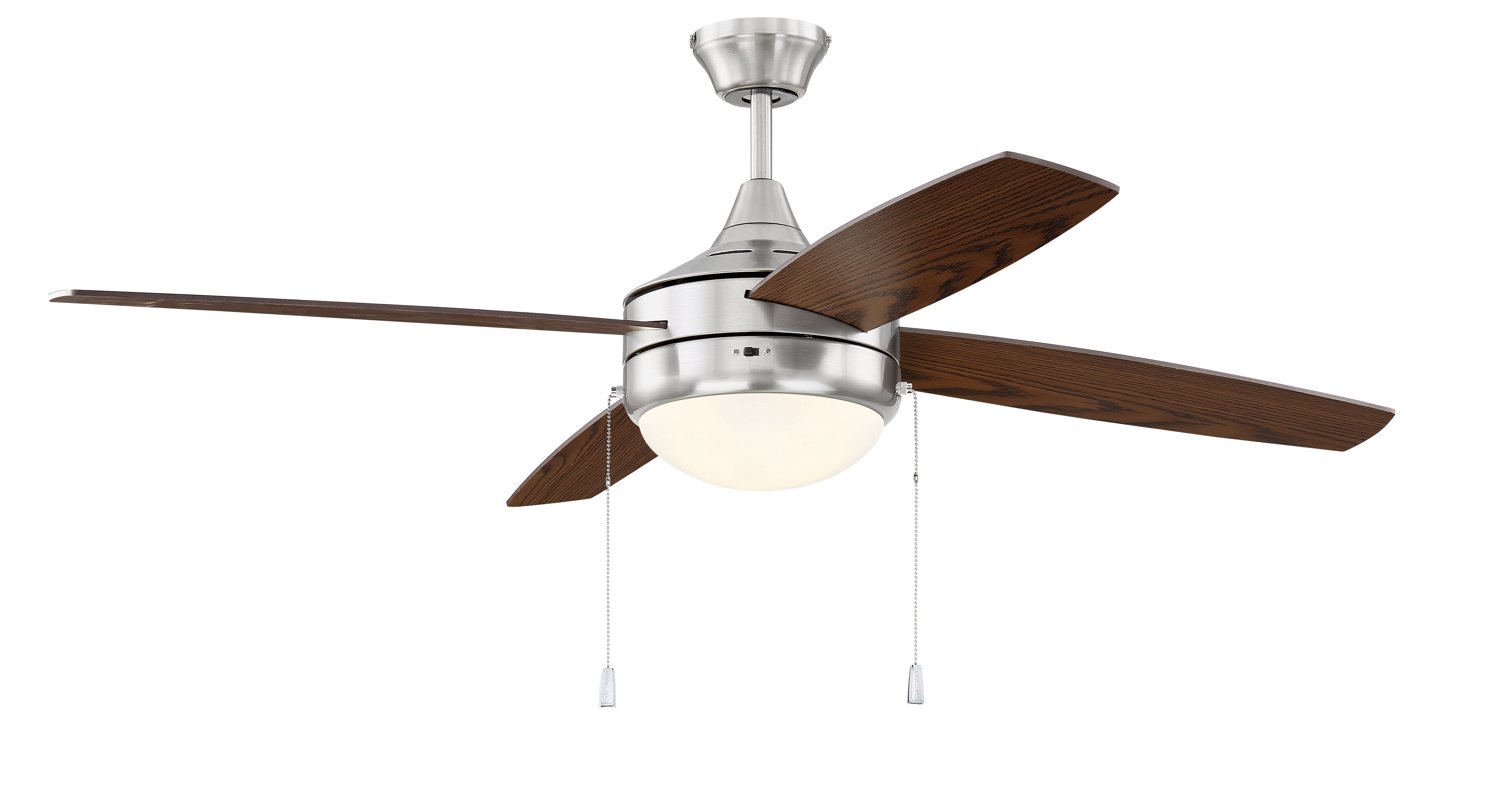 brushed polished nickel ceiling fans