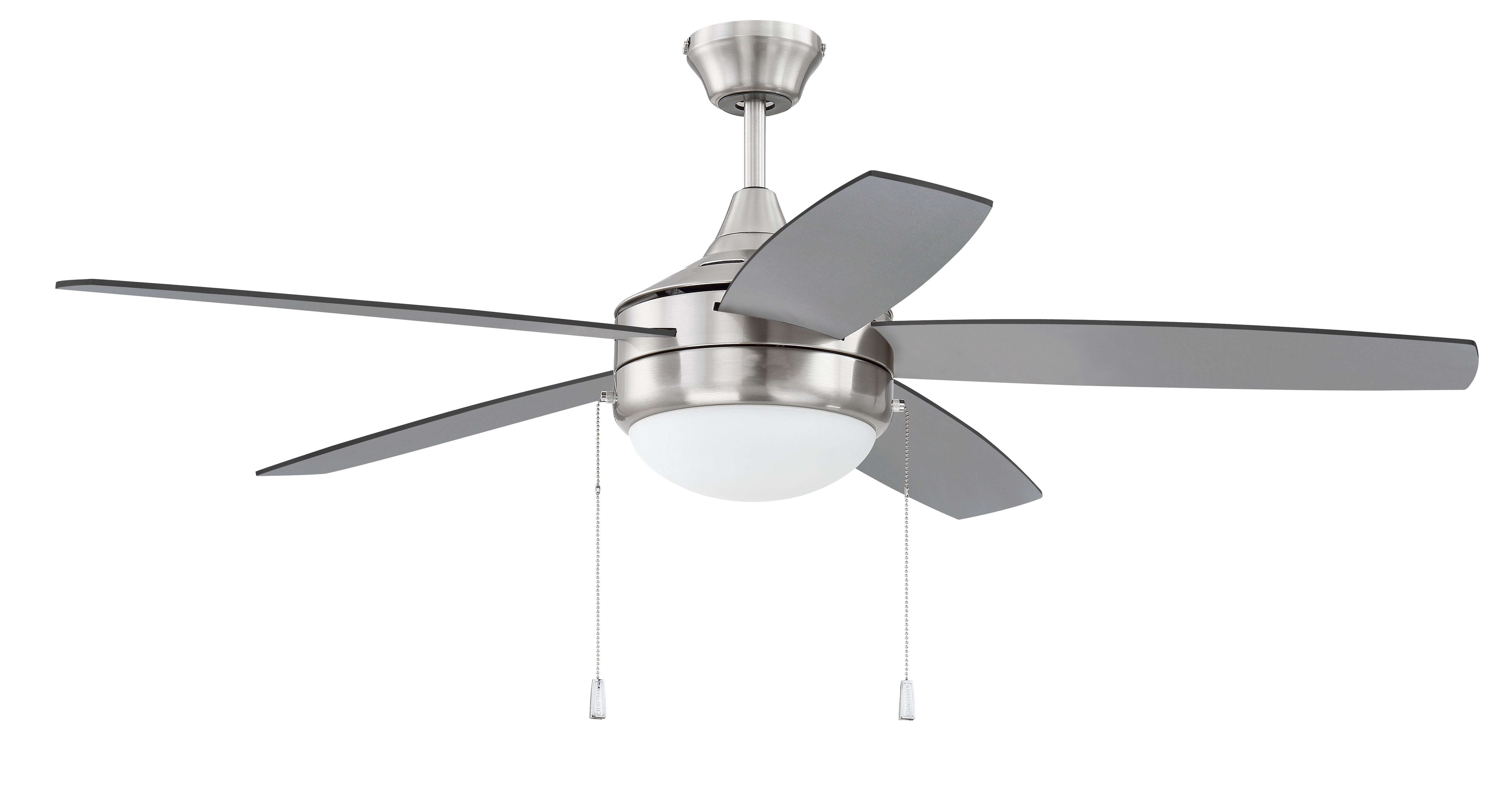 brushed polished nickel ceiling fans