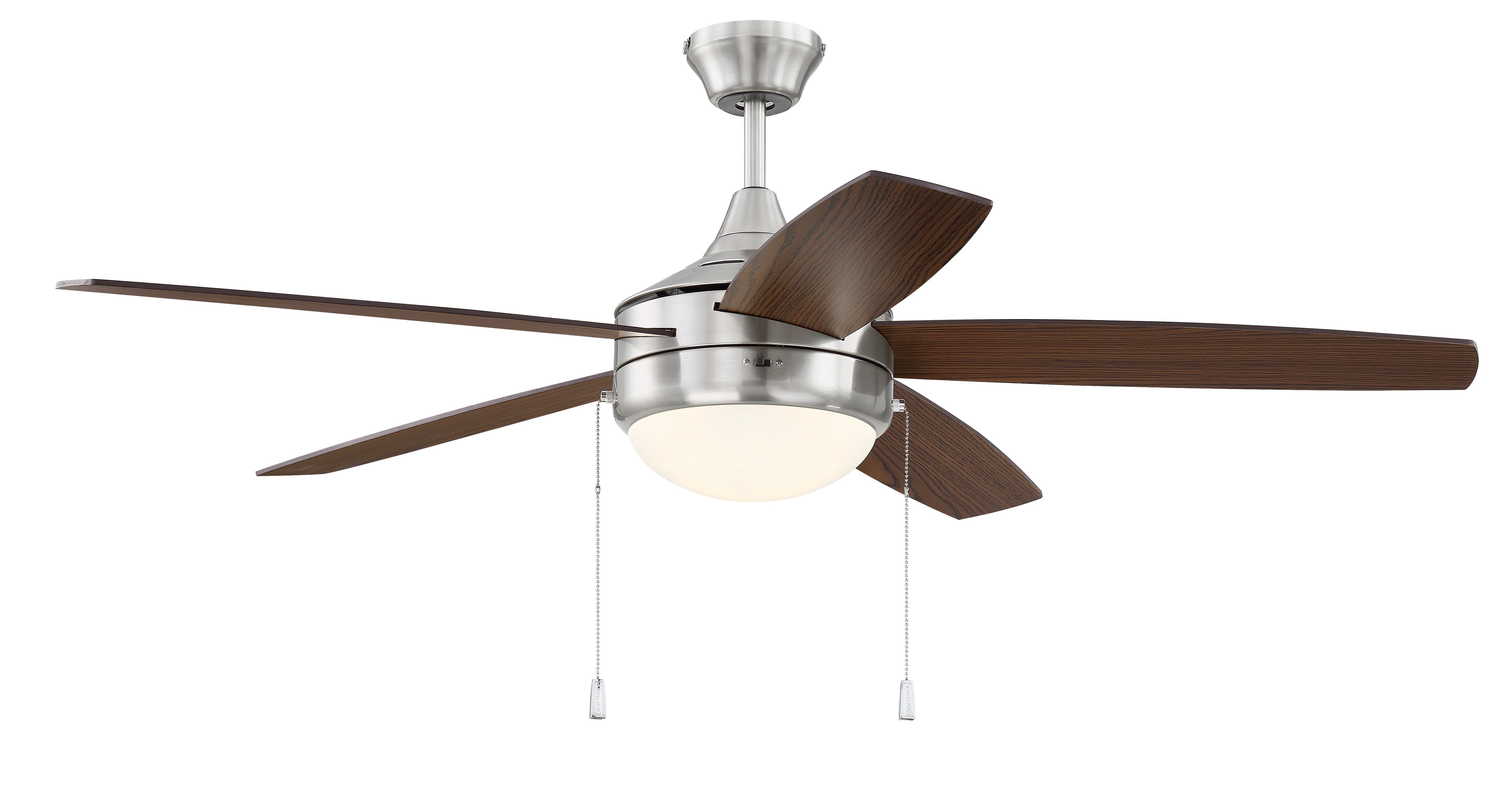 brushed polished nickel ceiling fans