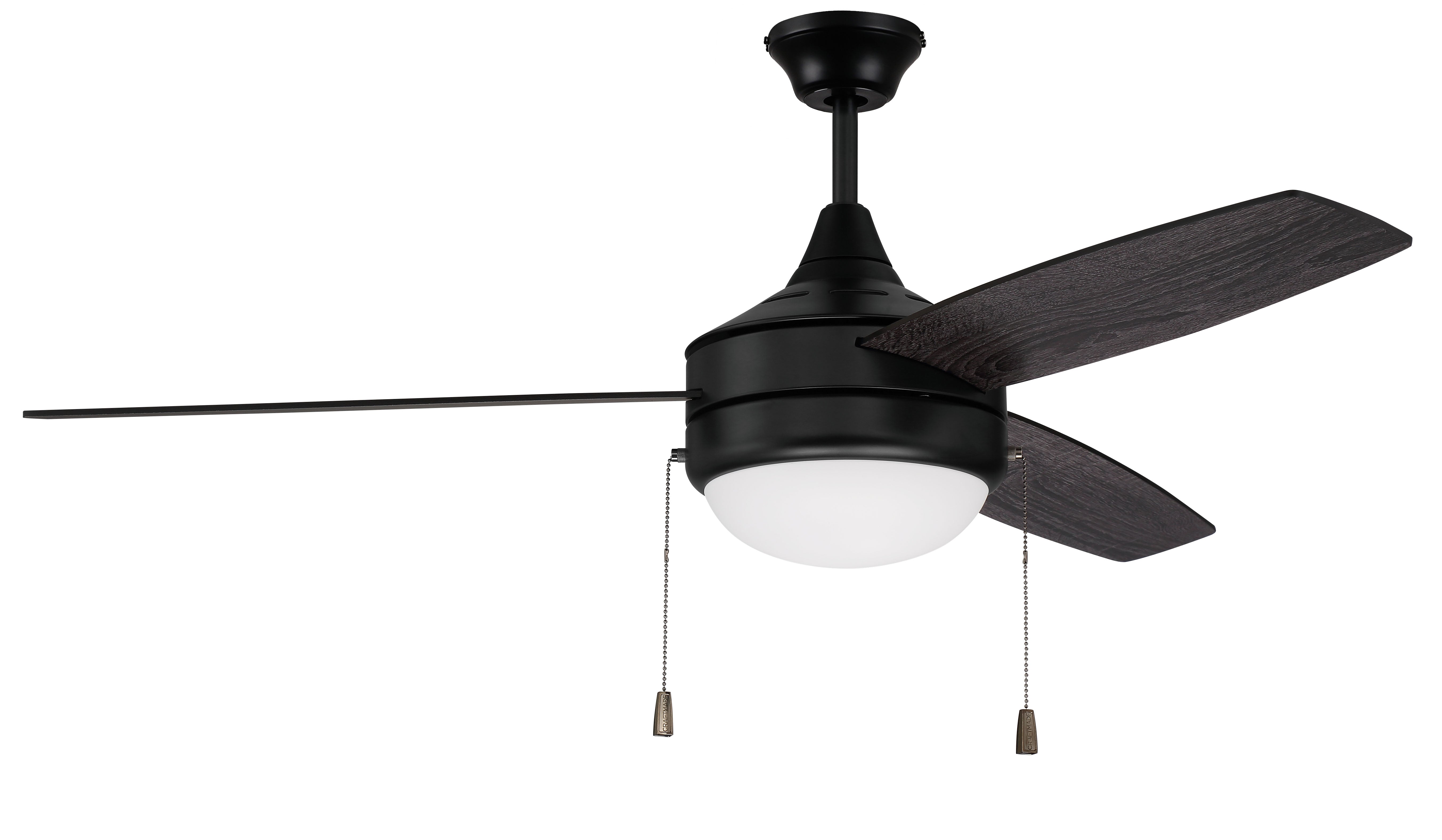 flat black ceiling fans
