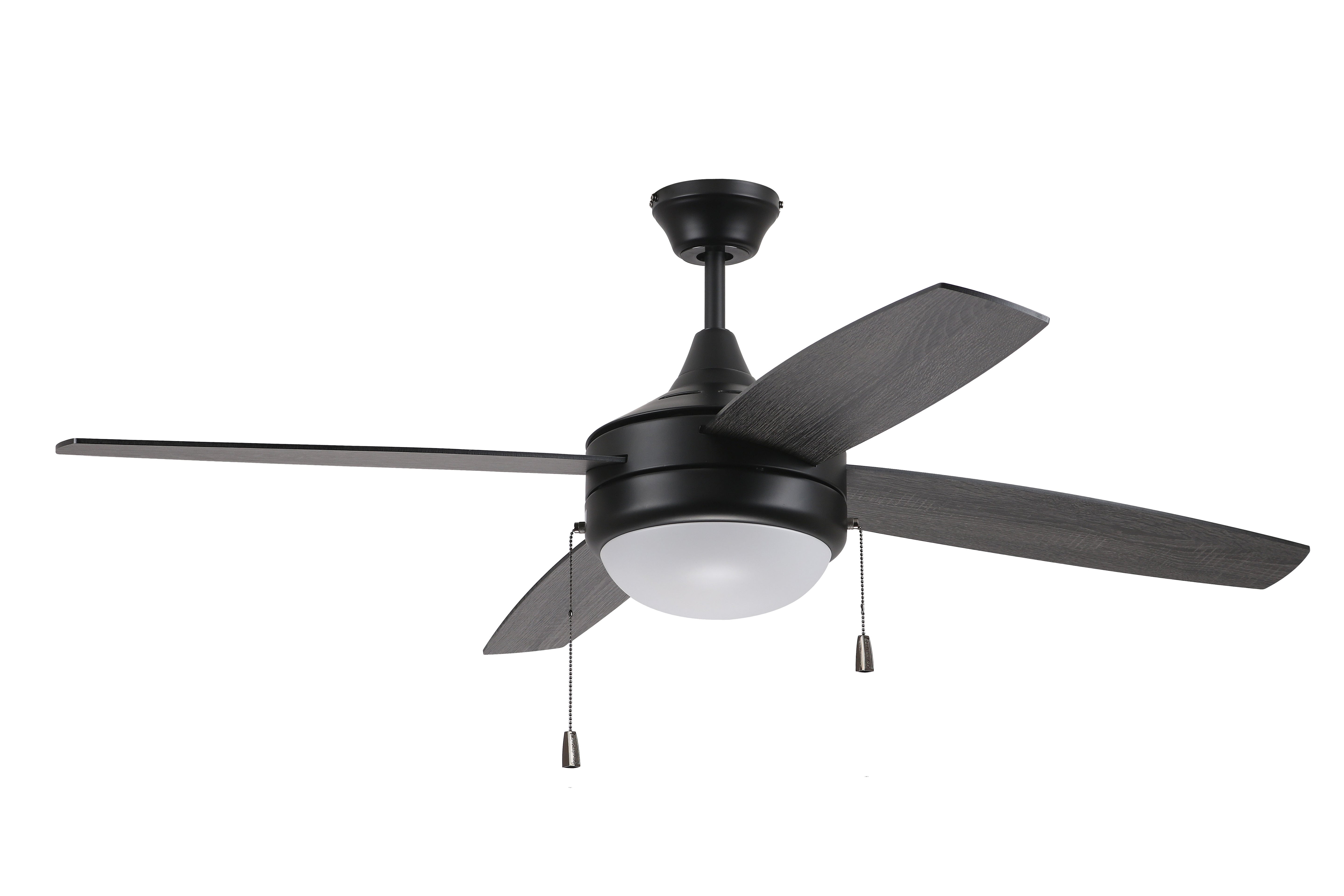 flat black ceiling fans