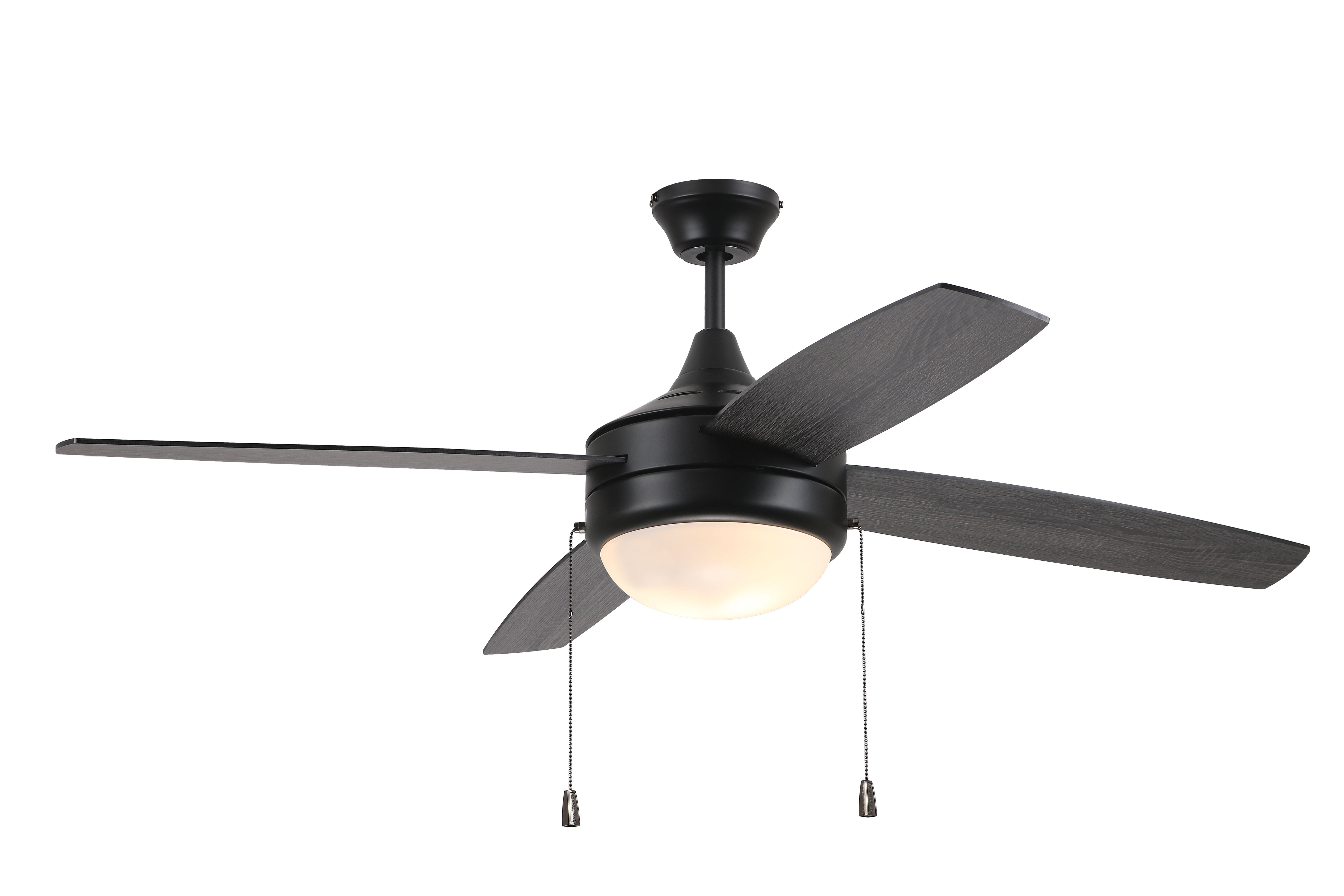 flat black ceiling fans