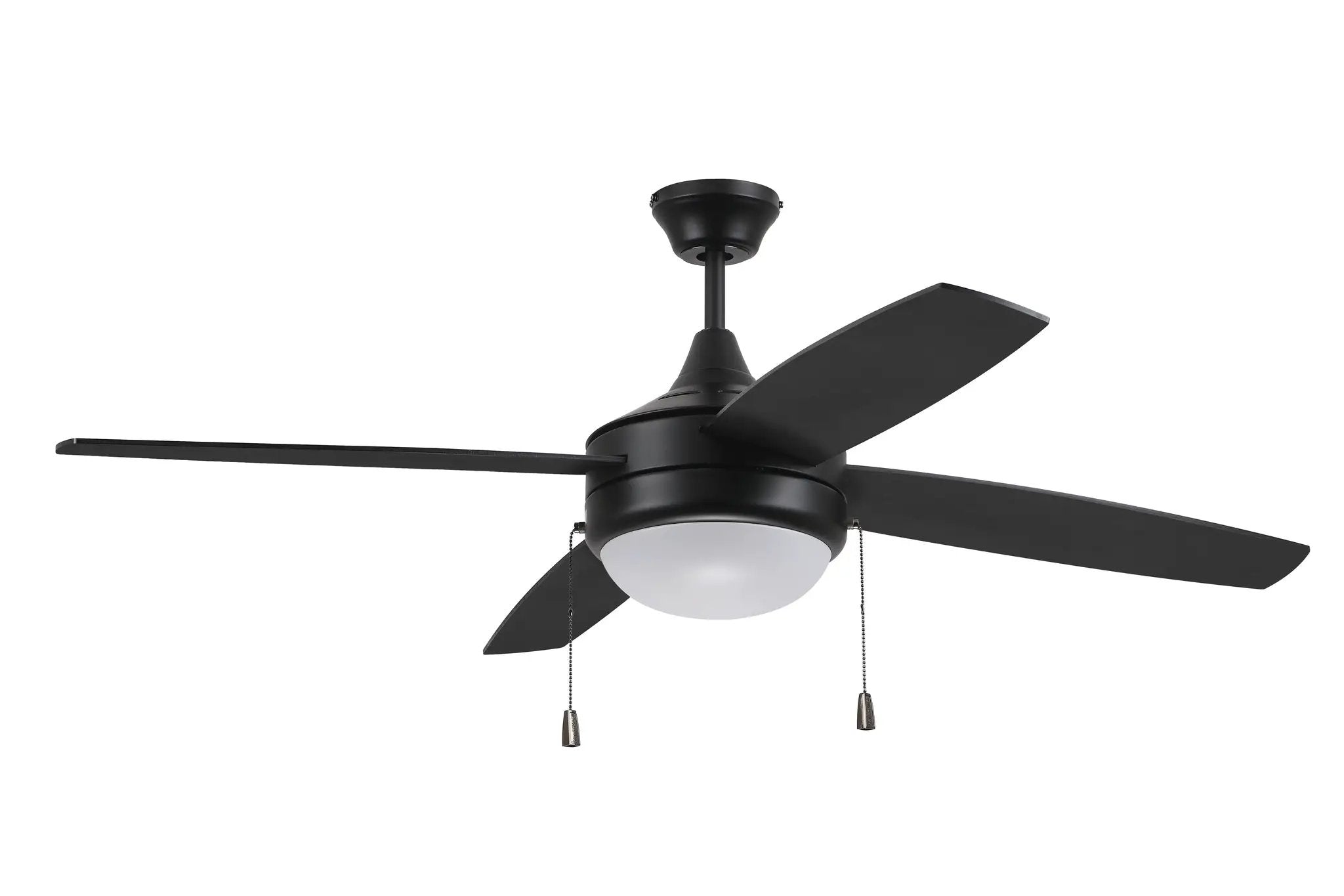 flat black ceiling fans