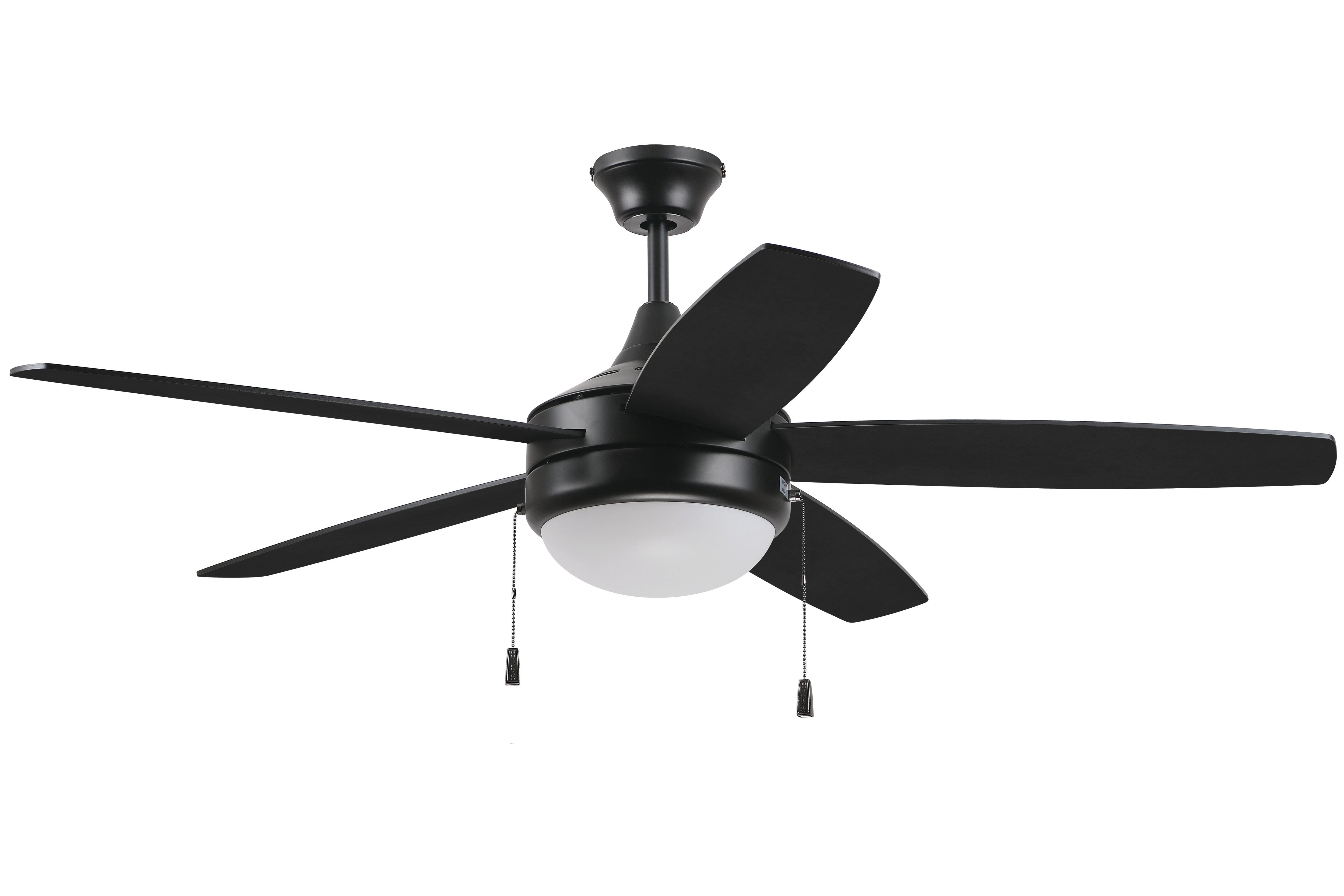 flat black ceiling fans