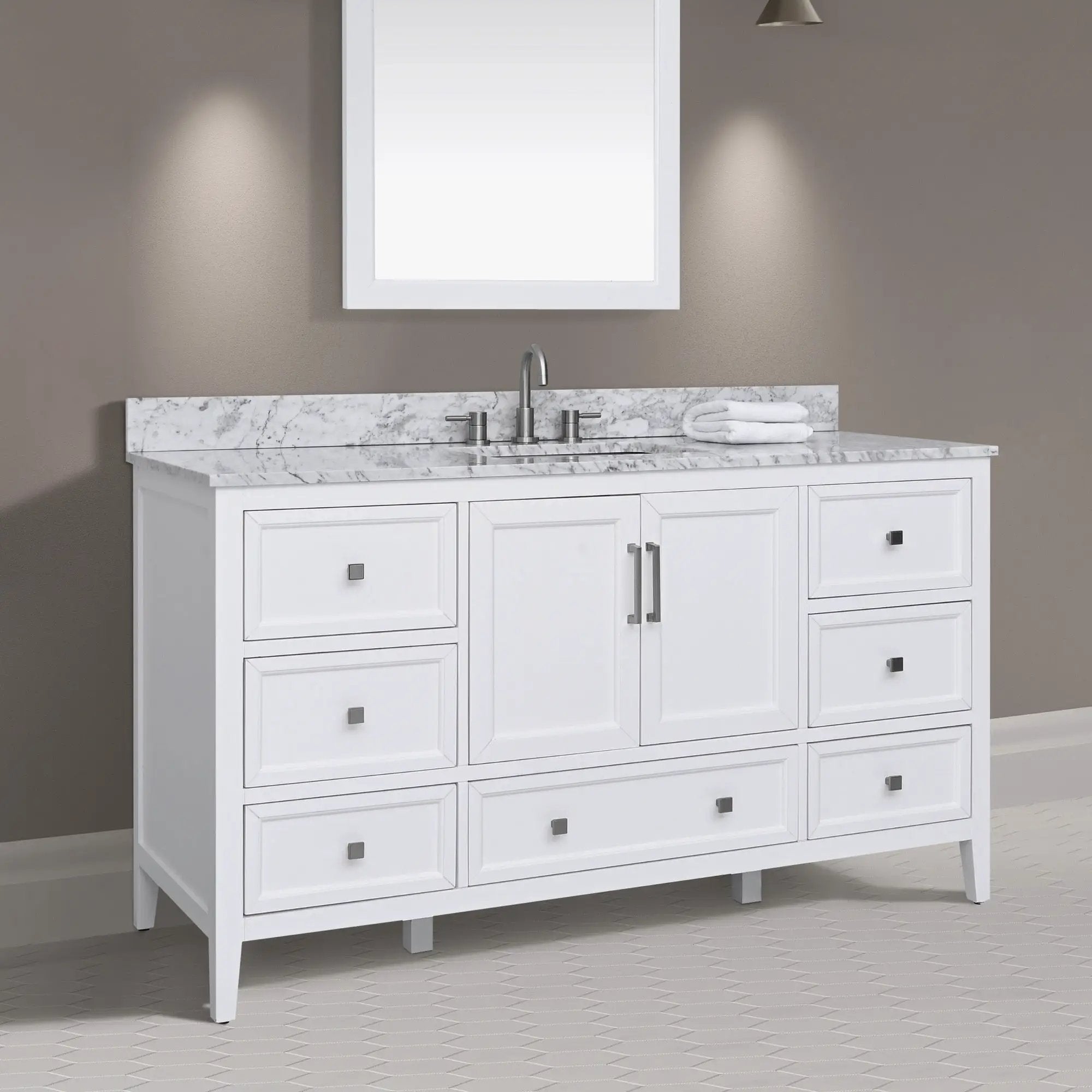 Avanity Everette 61 Inch Vanity Set by Avanity