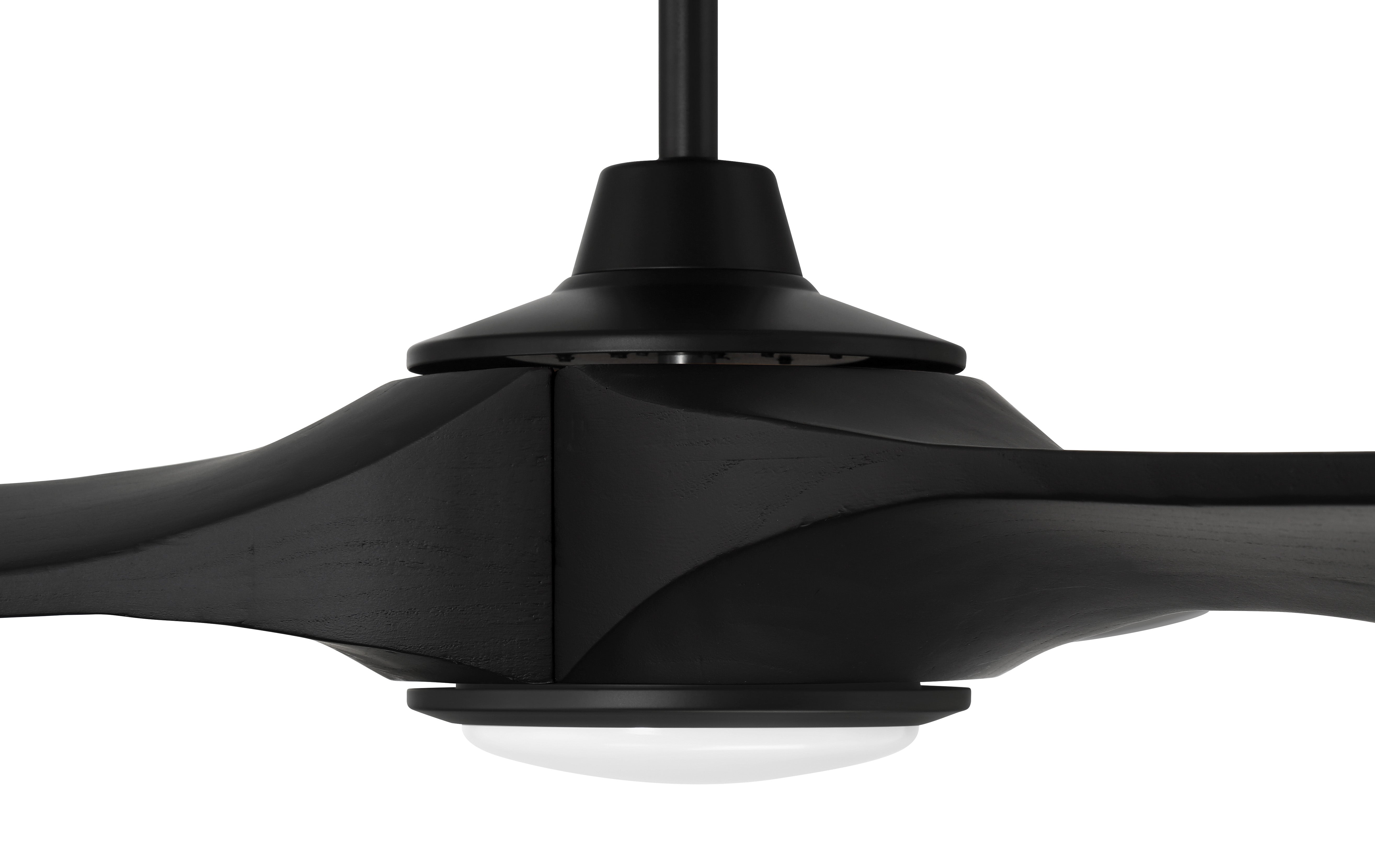 flat black ceiling fans