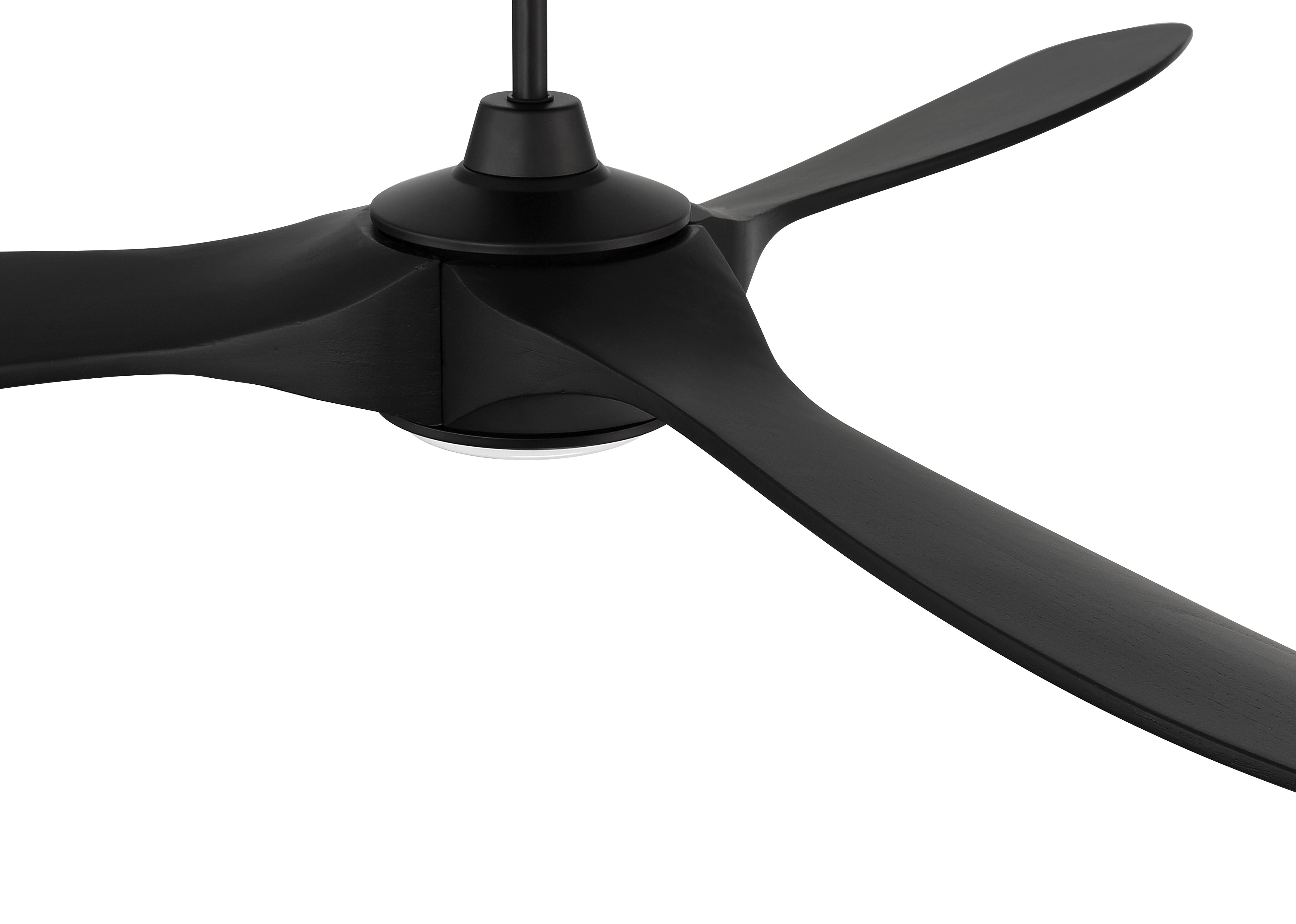 flat black ceiling fans