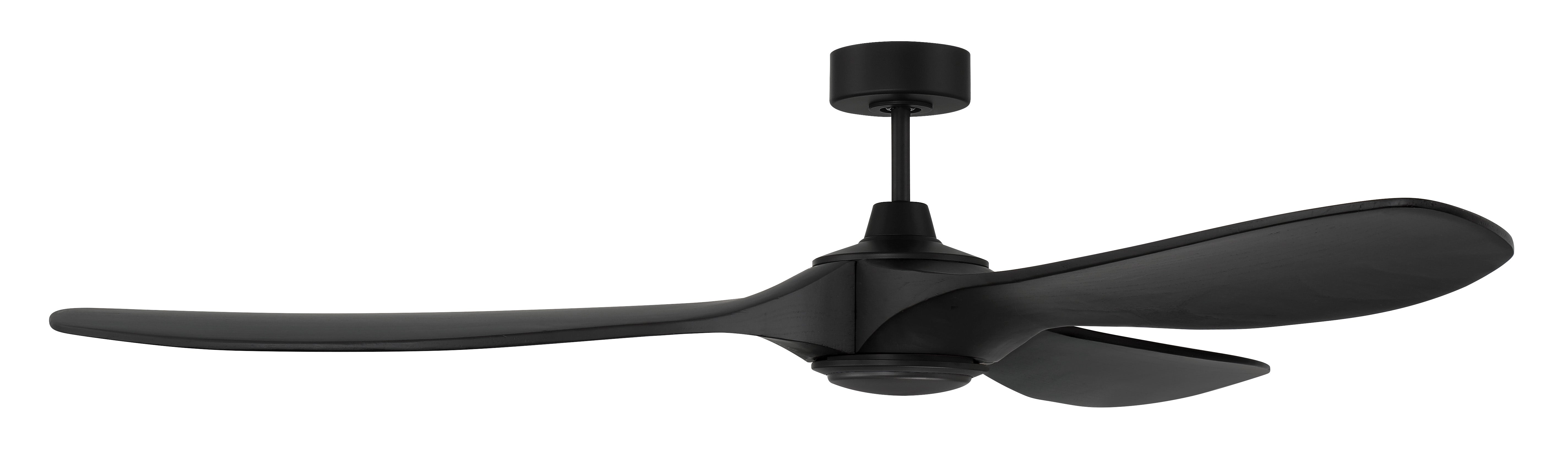 flat black ceiling fans