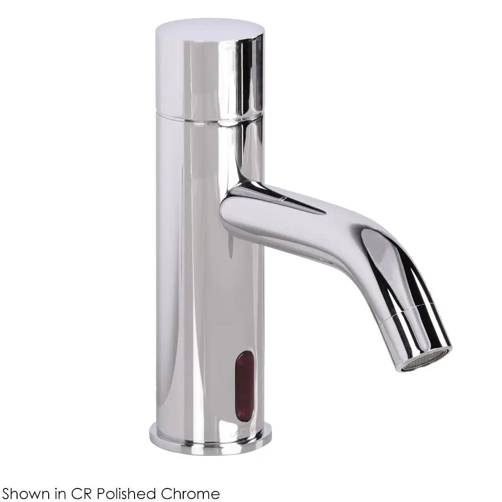 polished chrome faucet