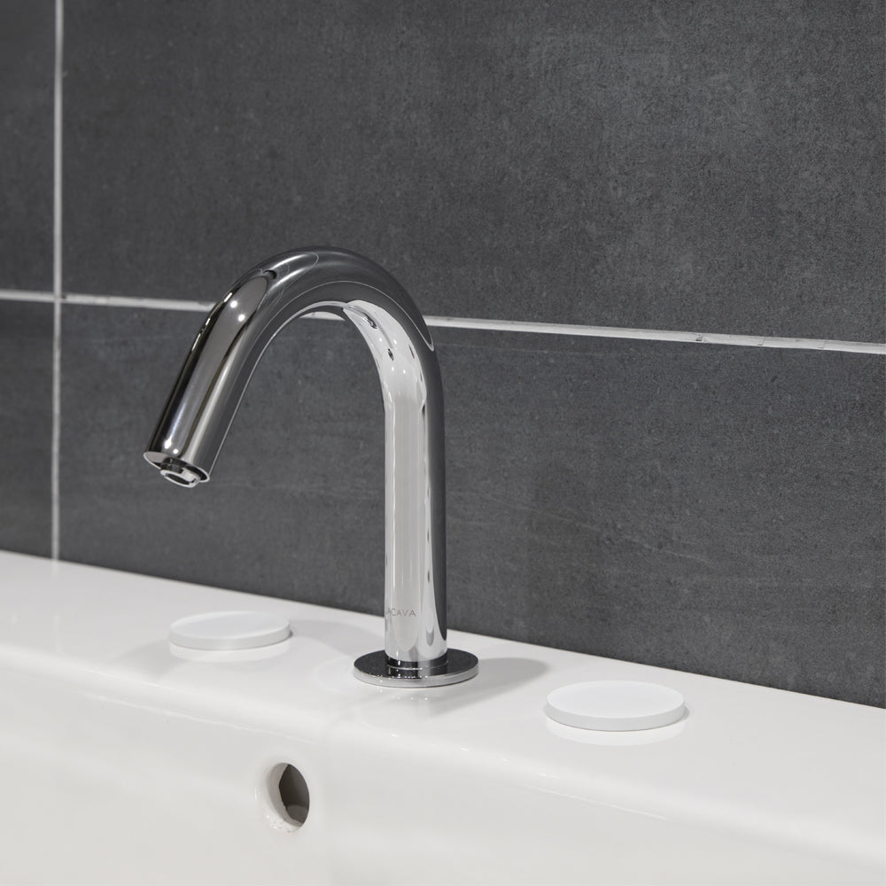 matte white hole cover