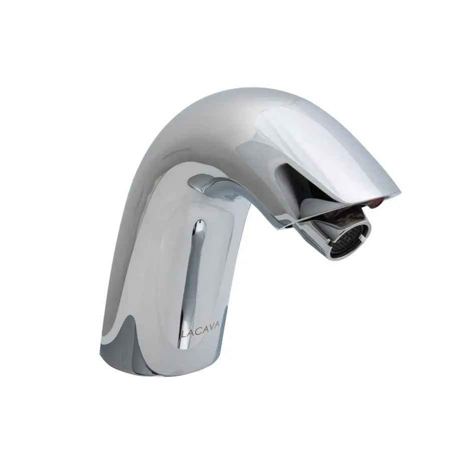polished chrome faucet