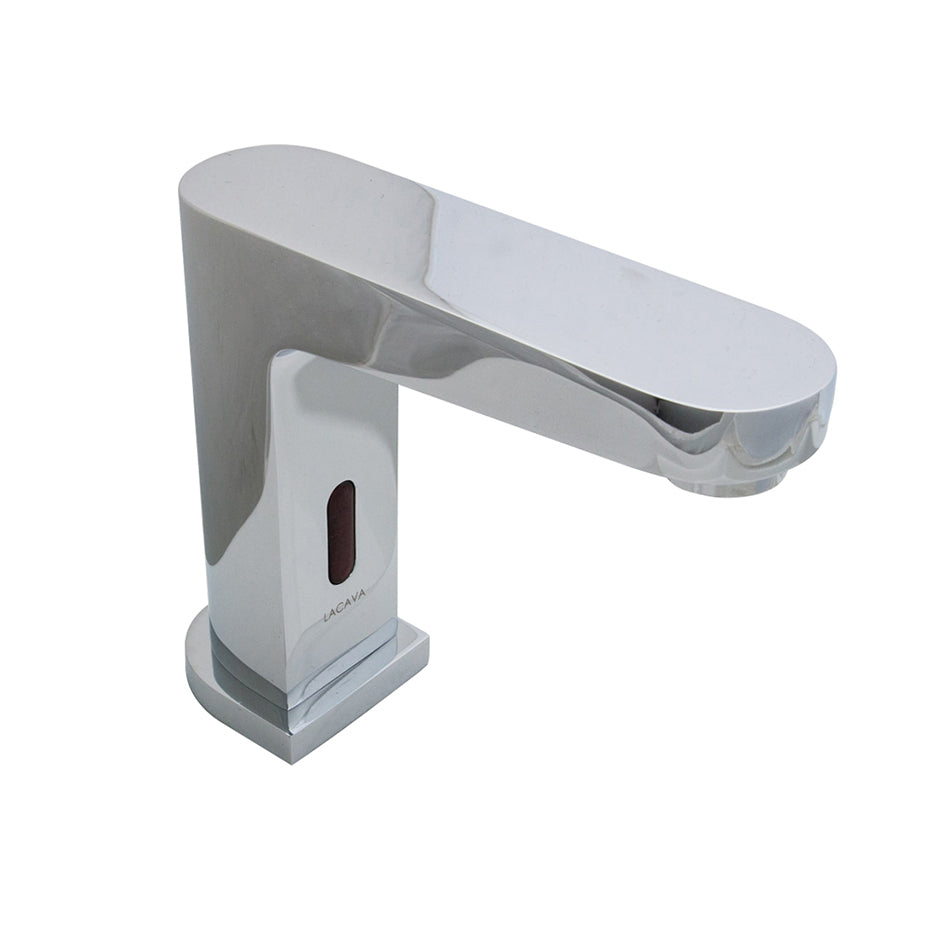 polished chrome faucet