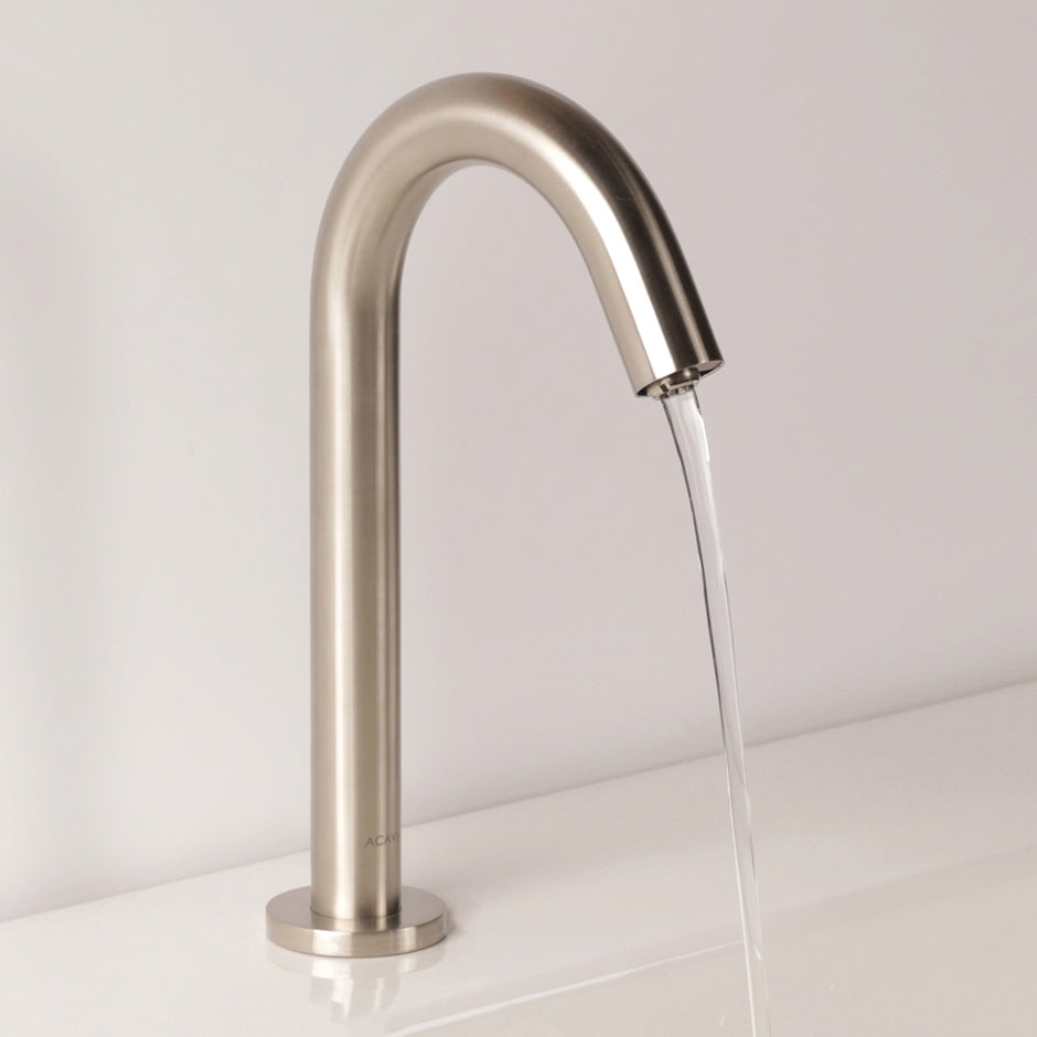 polished nickel faucet