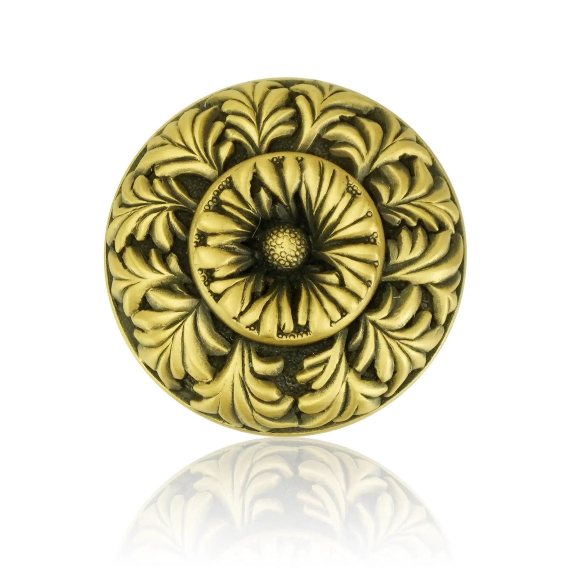 museum gold knob