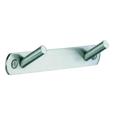 brushed stainless steel coat rack