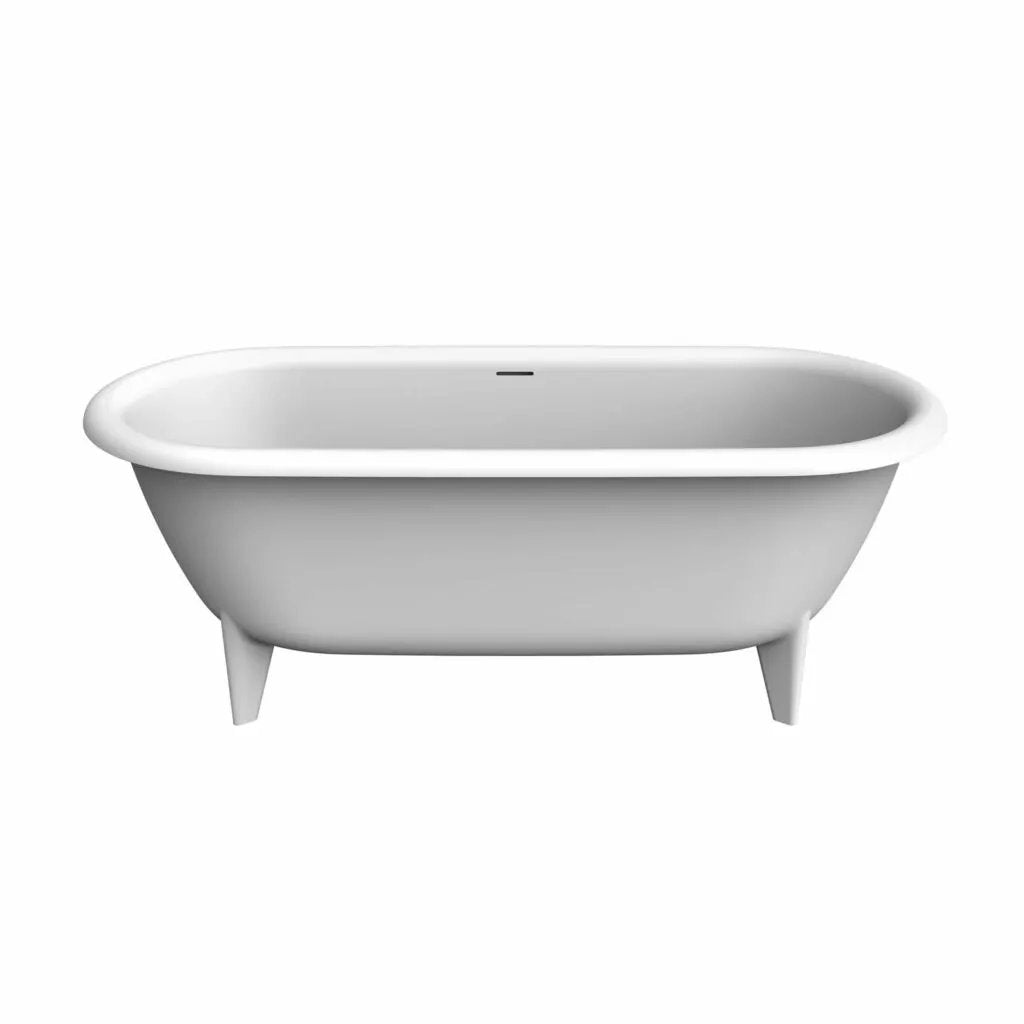 white matte bathtub