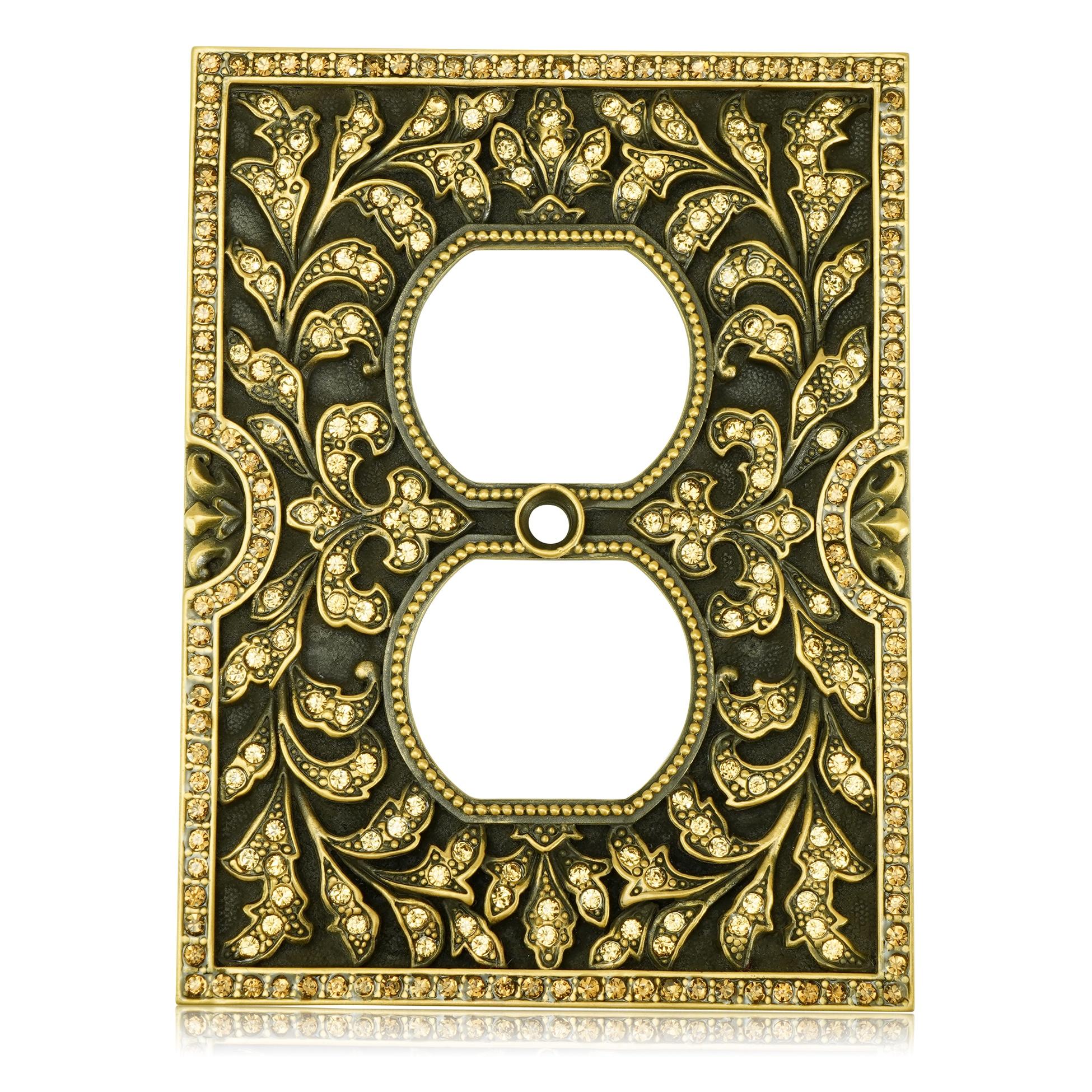 museum gold cover plate