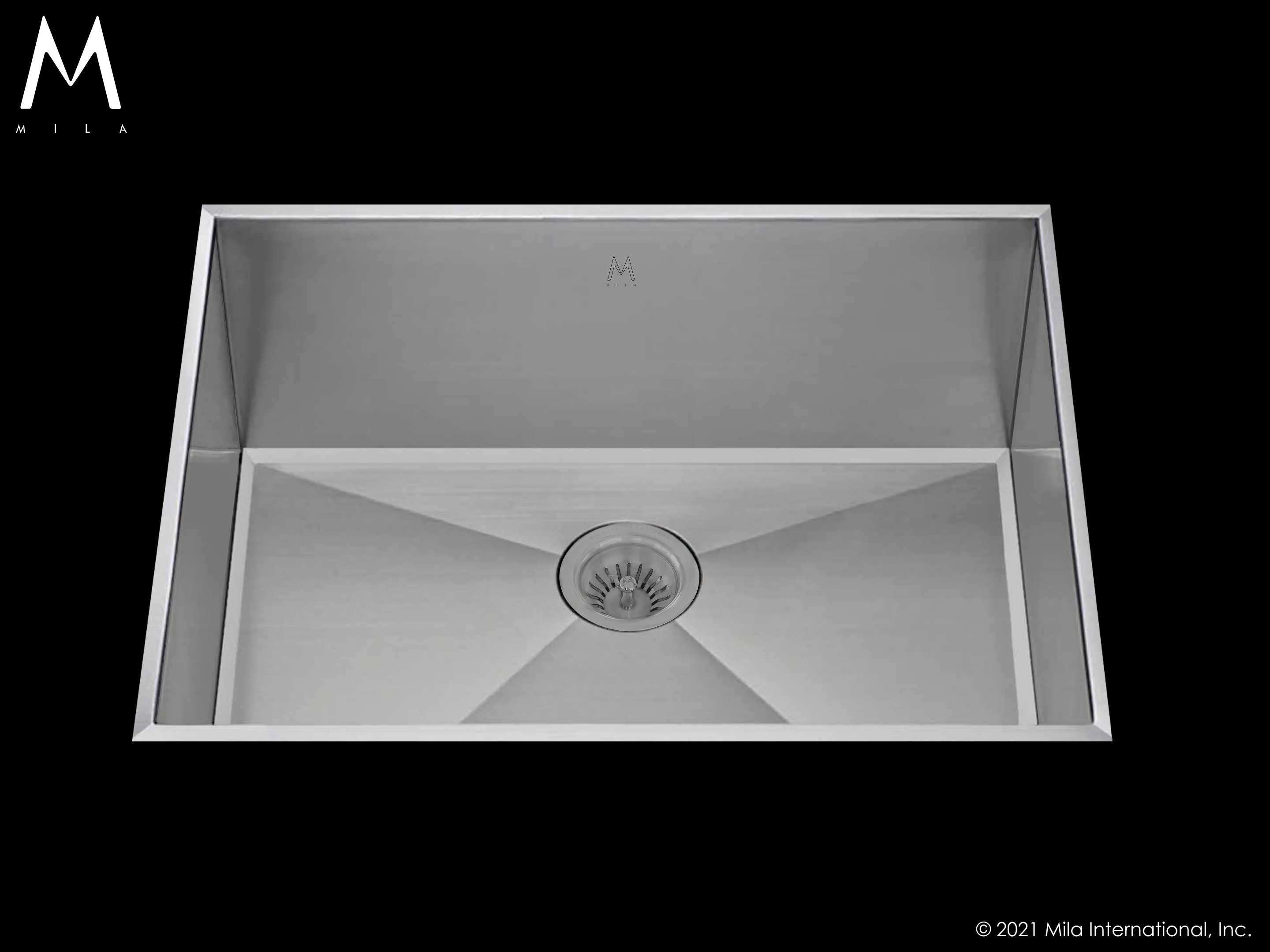 satin brushed ss kitchen sink