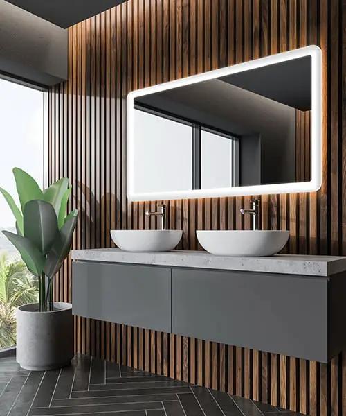 lighted mirror