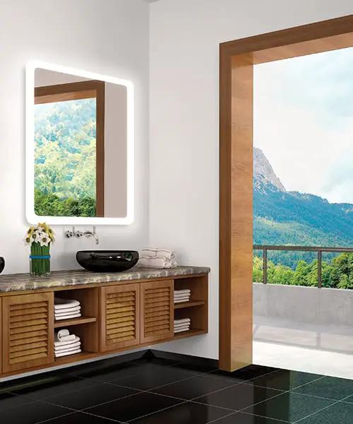 lighted mirror