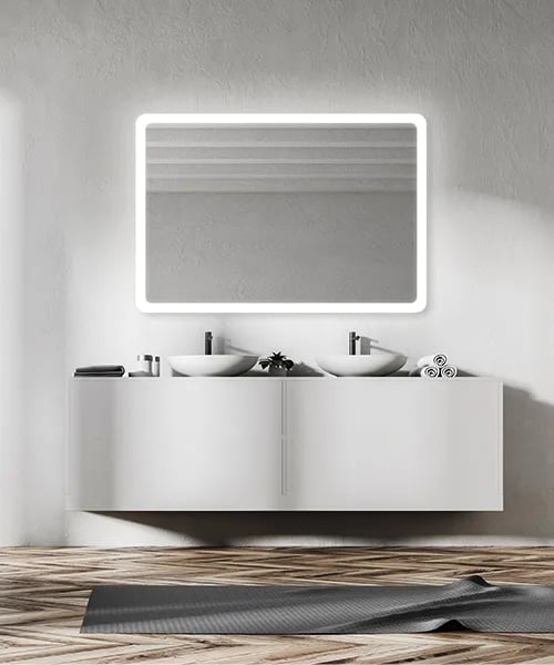 lighted mirror