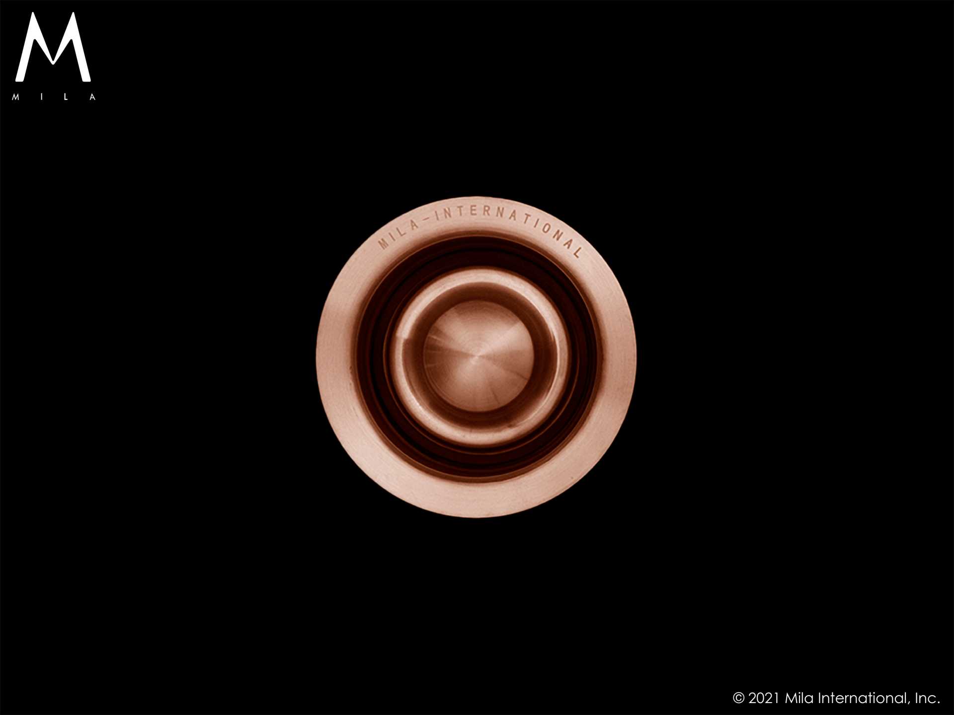 MILA solid stainless steel sink disposal collar