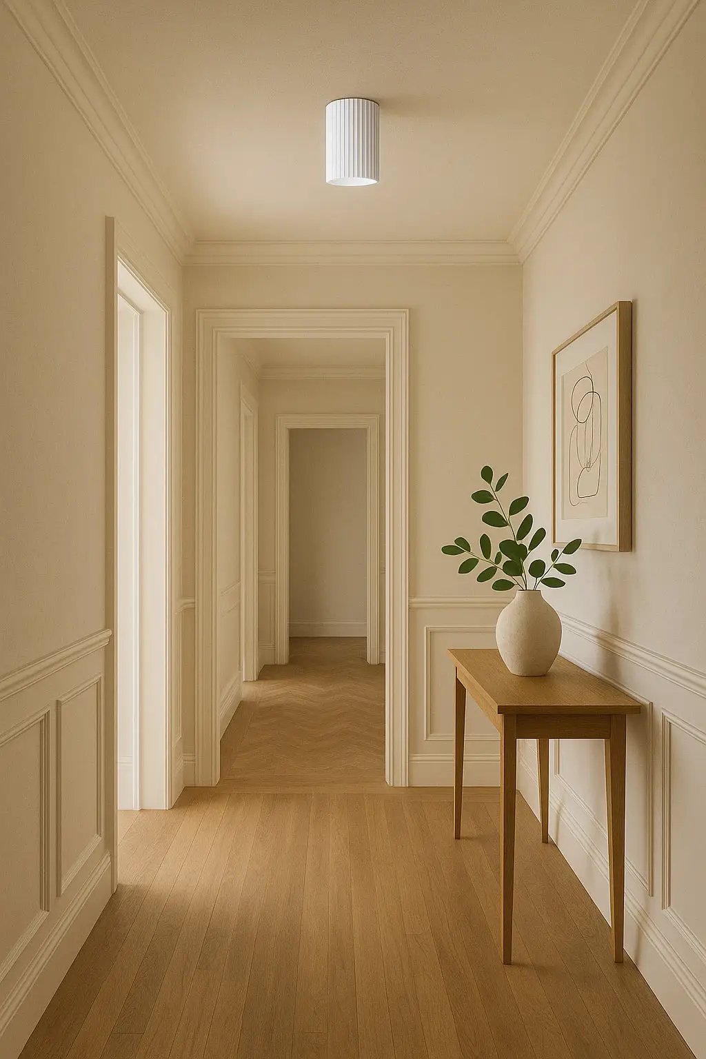 matte white flush mount