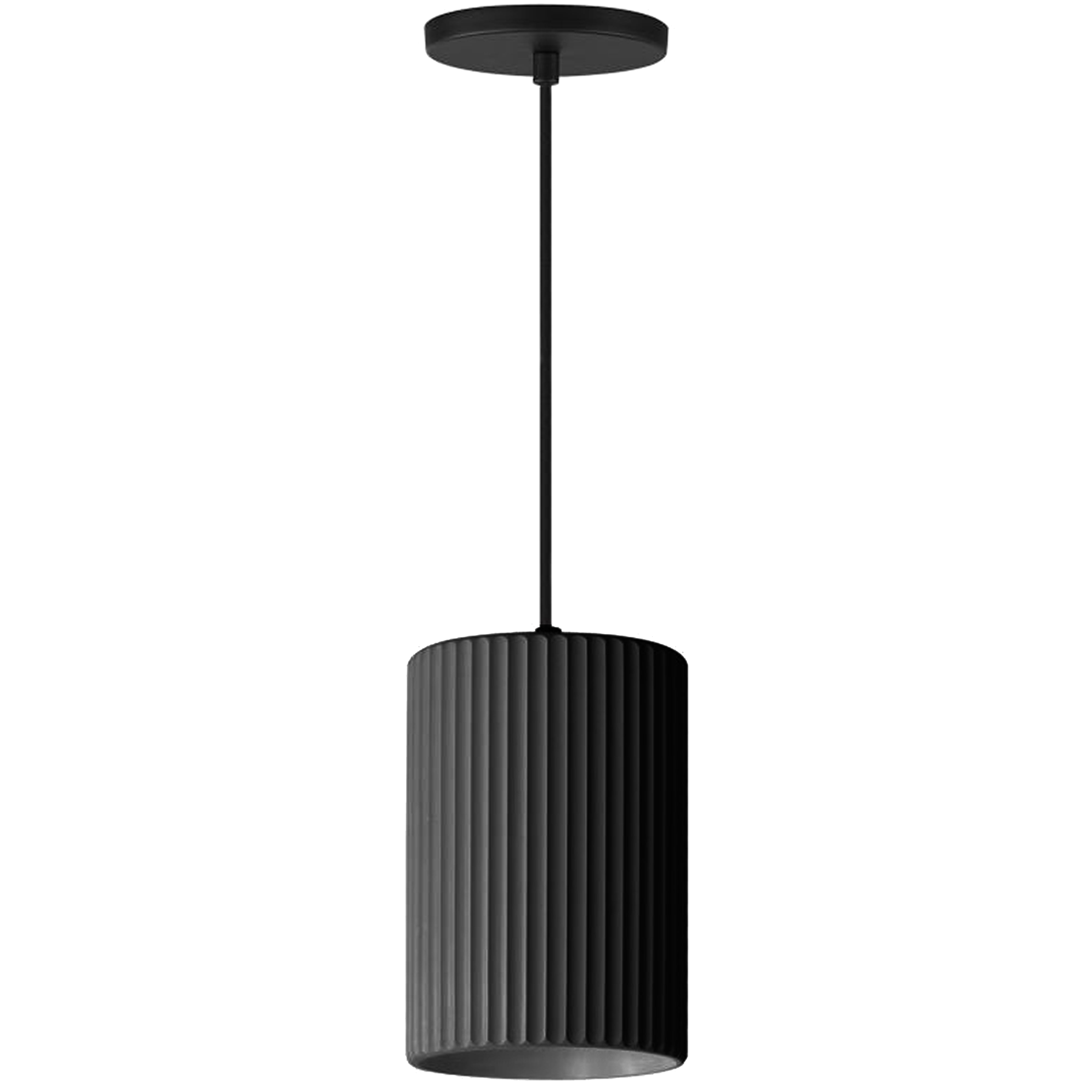matte black pendant light