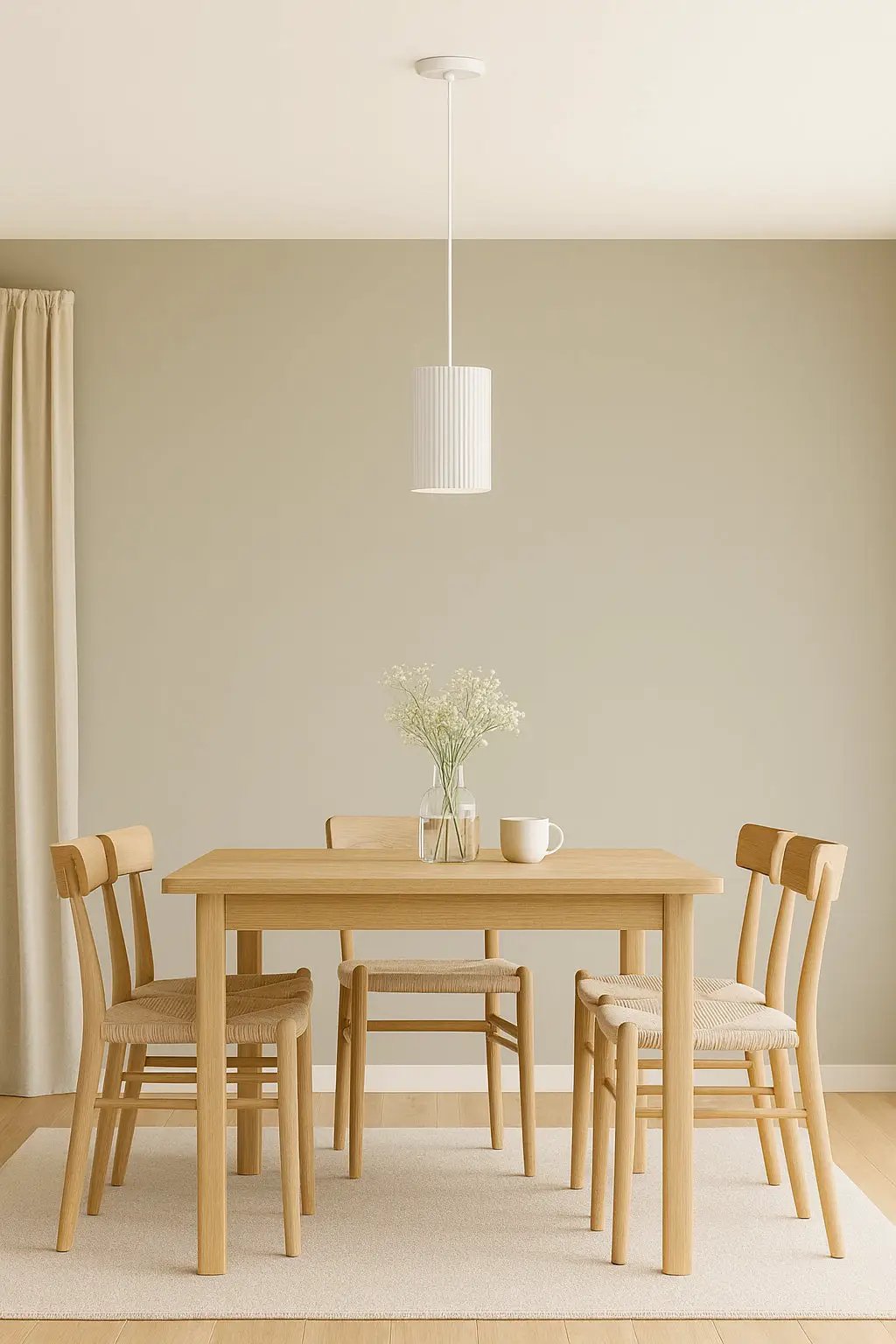 matte white pendant light