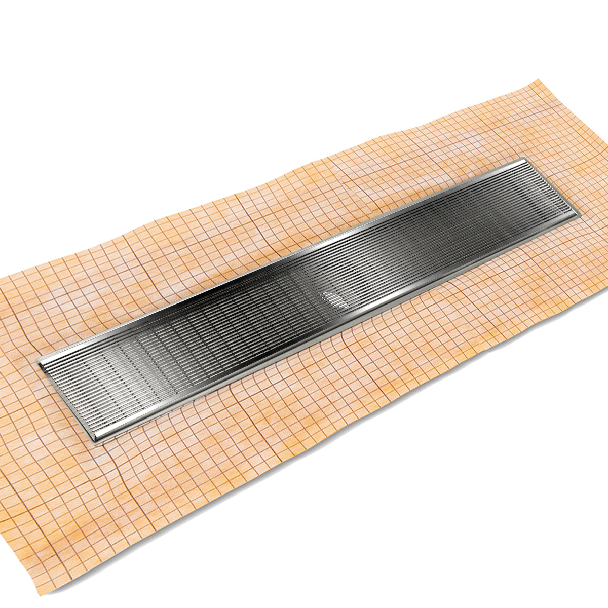 Infinity Drain 60" FCS Series Complete Kit with 4" Wedge Wire Grate