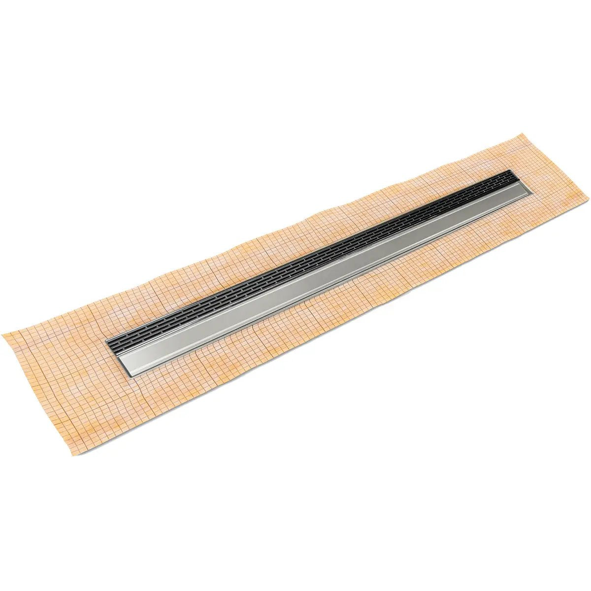 Infinity Drain 36" FCS Series Complete Kit with 1 1/2" Perforated Offset Slot Grate by Infinity Drain