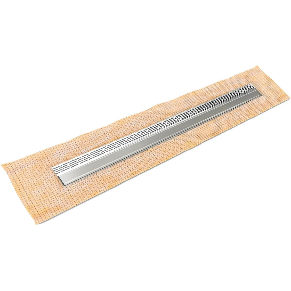 Infinity Drain 32" FCS Series Complete Kit with 1 1/2" Perforated Offset Slot Grate by Infinity Drain