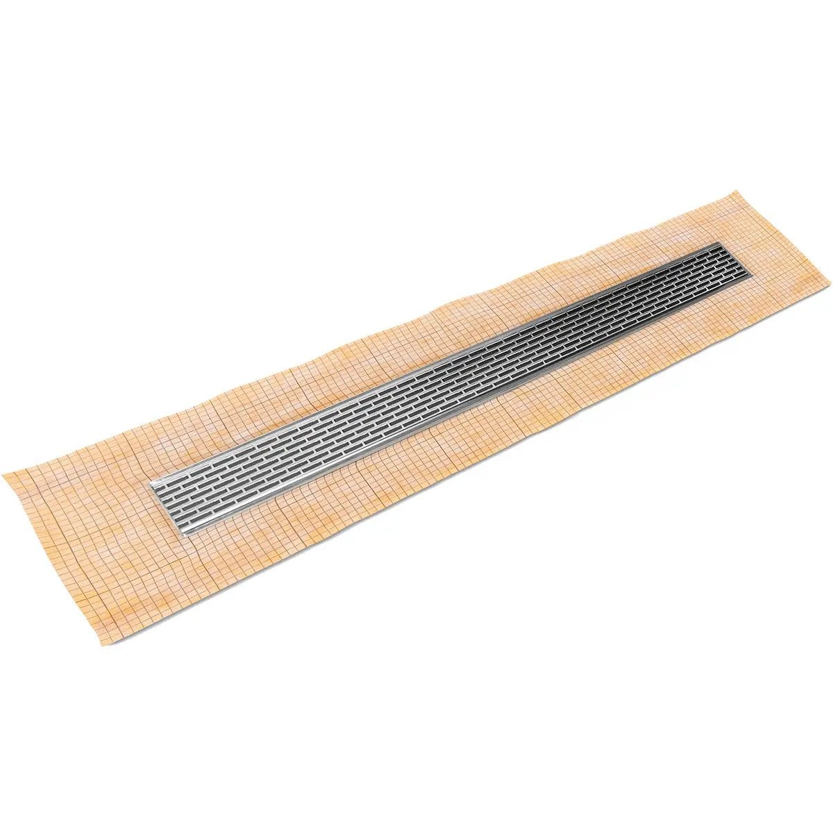 Infinity Drain 42" FCS Series Complete Kit with 2 1/2" Perforated Offset Slot Grate by Infinity Drain