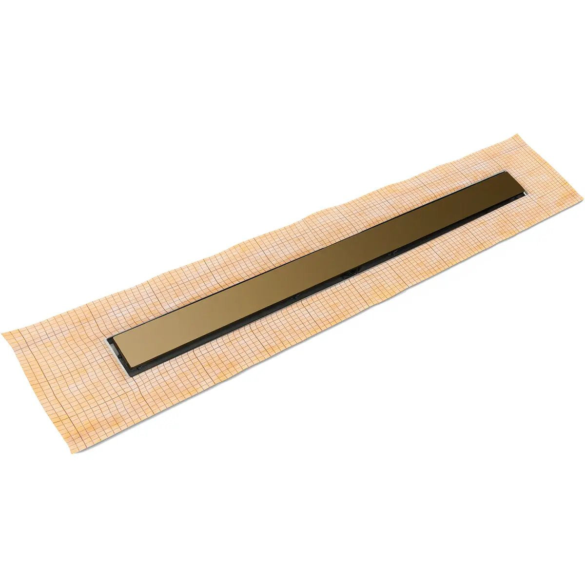 Infinity Drain 60" FCS Series Complete Kit with 2 1/2" Solid Grate by Infinity Drain