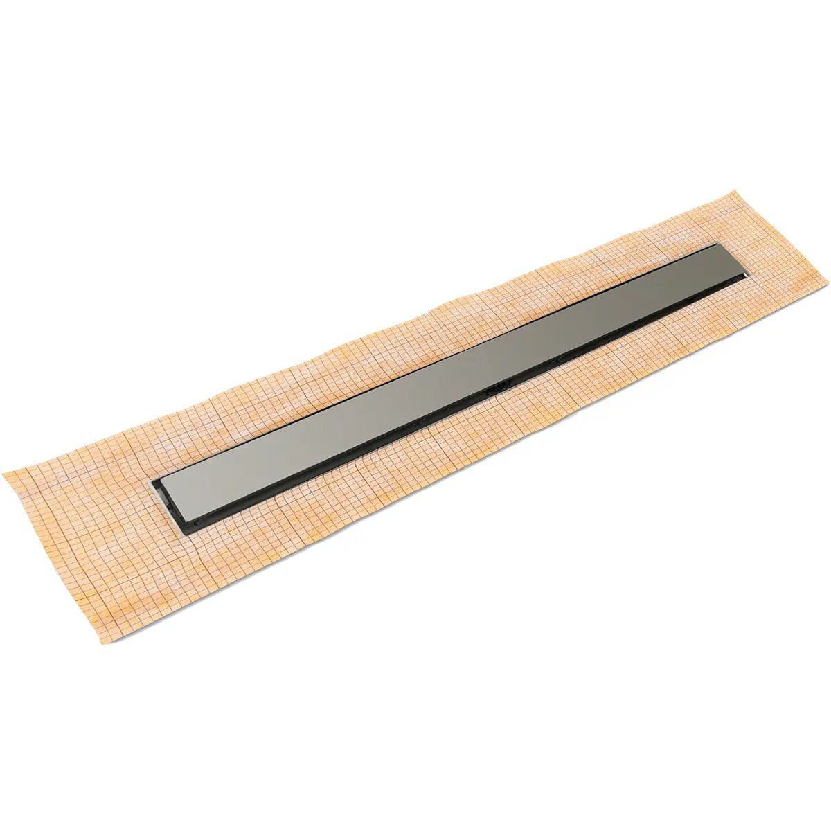 Infinity Drain 48" FCS Series Complete Kit with 2 1/2" Solid Grate by Infinity Drain