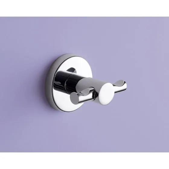 polished chrome robe hook