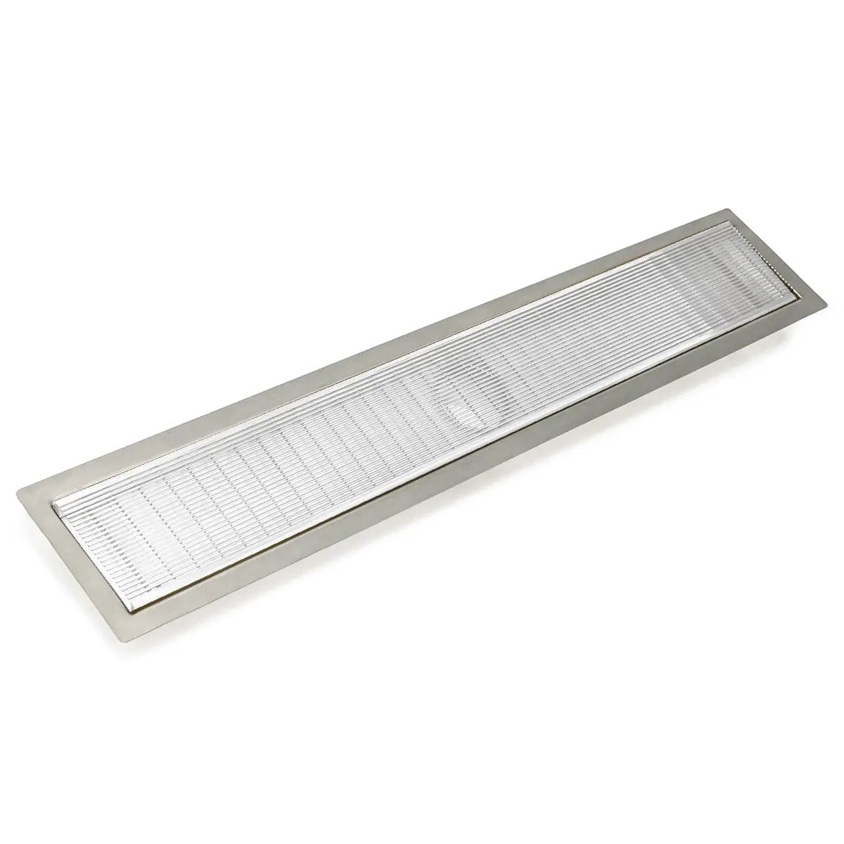 Infinity Drain 60" FF Series Complete Kit with 4" Wedge Wire Grate by Infinity Drain