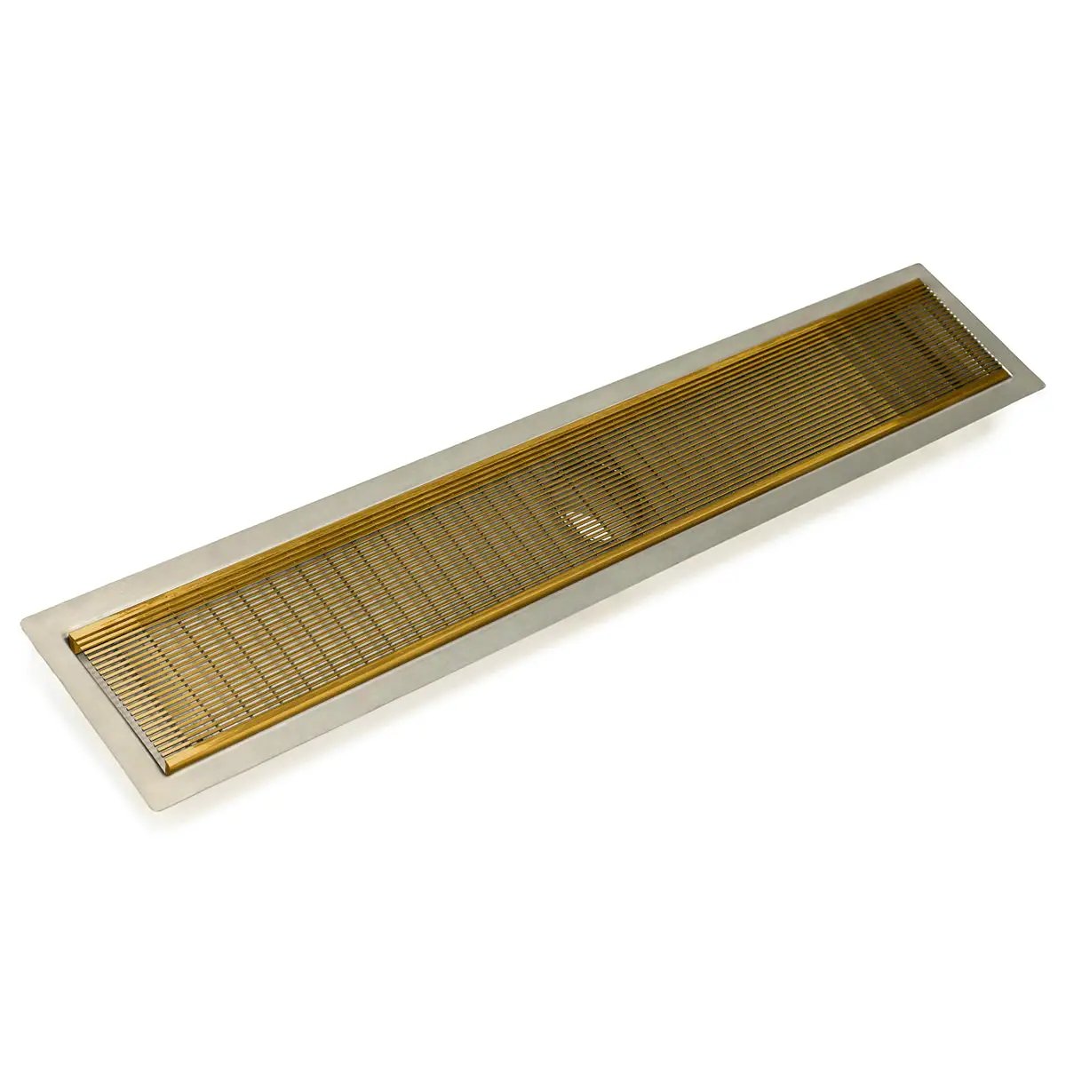 Infinity Drain 36" FF Series Complete Kit with 4" Wedge Wire Grate by Infinity Drain