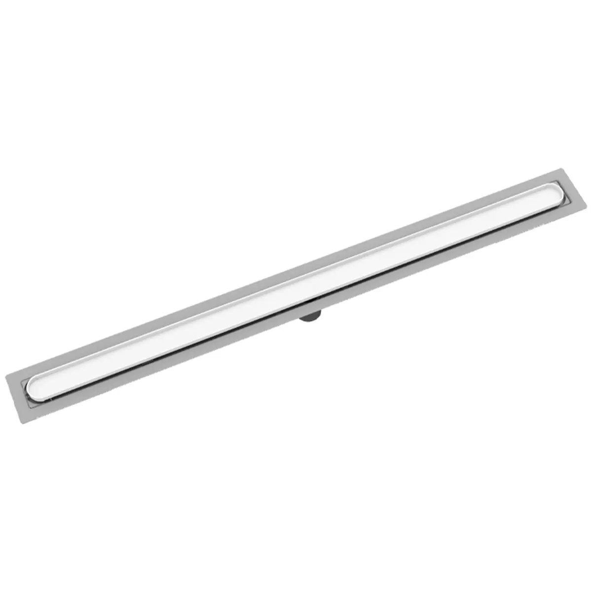Infinity Drain 48" FF Series Complete Kit with Discorectangle Tile Insert Frame by Infinity Drain