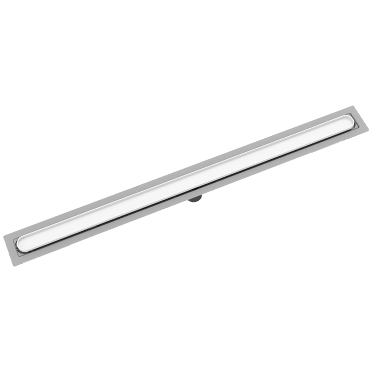 Infinity Drain 36" FF Series Complete Kit with Discorectangle Tile Insert Frame