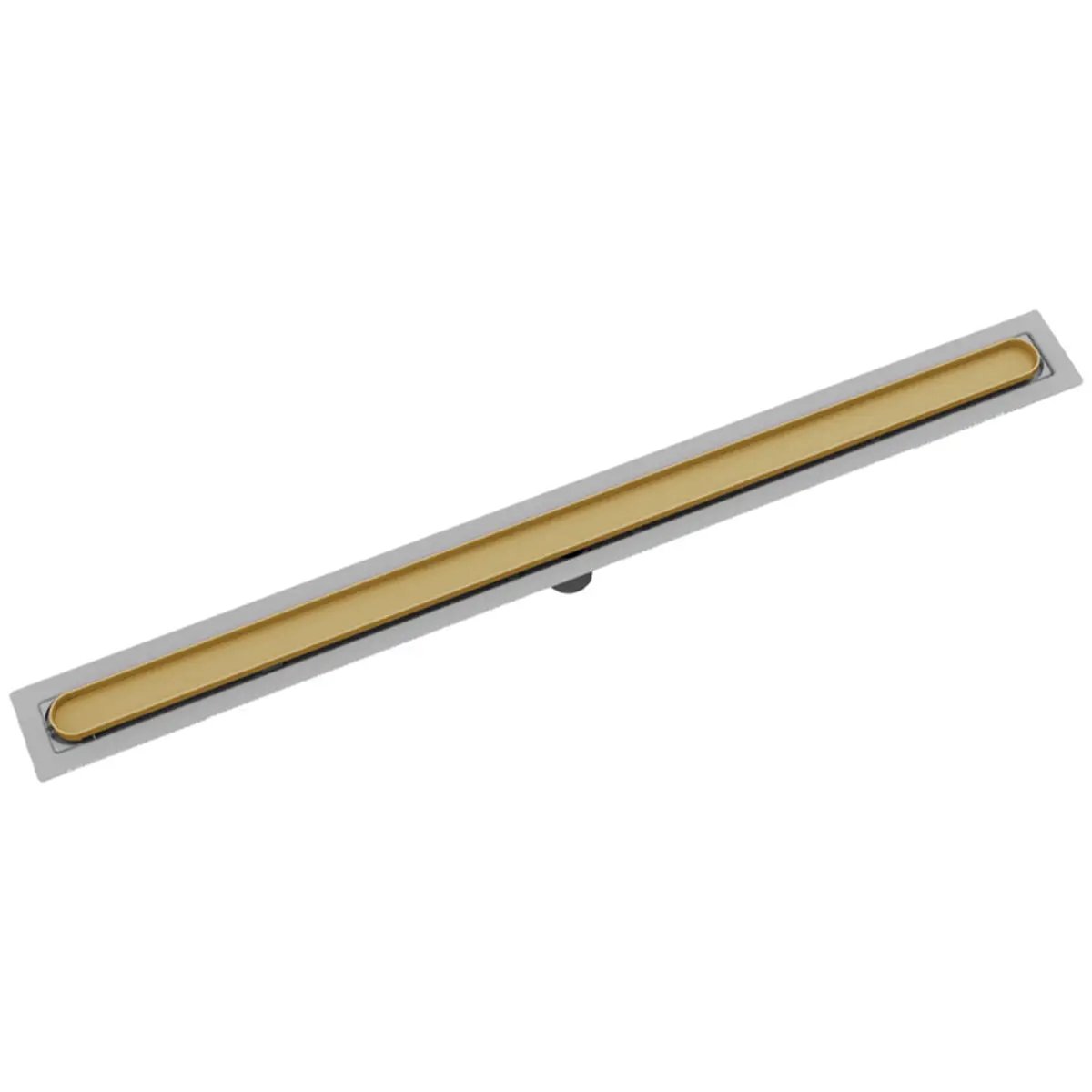 Infinity Drain 24" FF Series Complete Kit with Discorectangle Tile Insert Frame by Infinity Drain