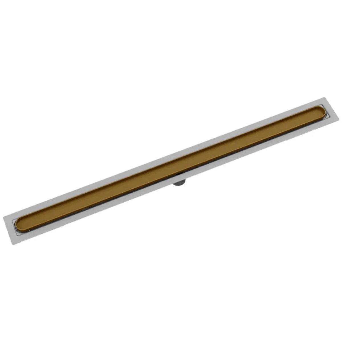 Infinity Drain 48" FF Series Complete Kit with Discorectangle Tile Insert Frame by Infinity Drain